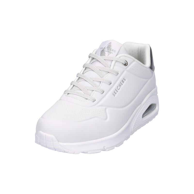 Pantofi sport femei Skechers Uno - Shimmer Away, Alb