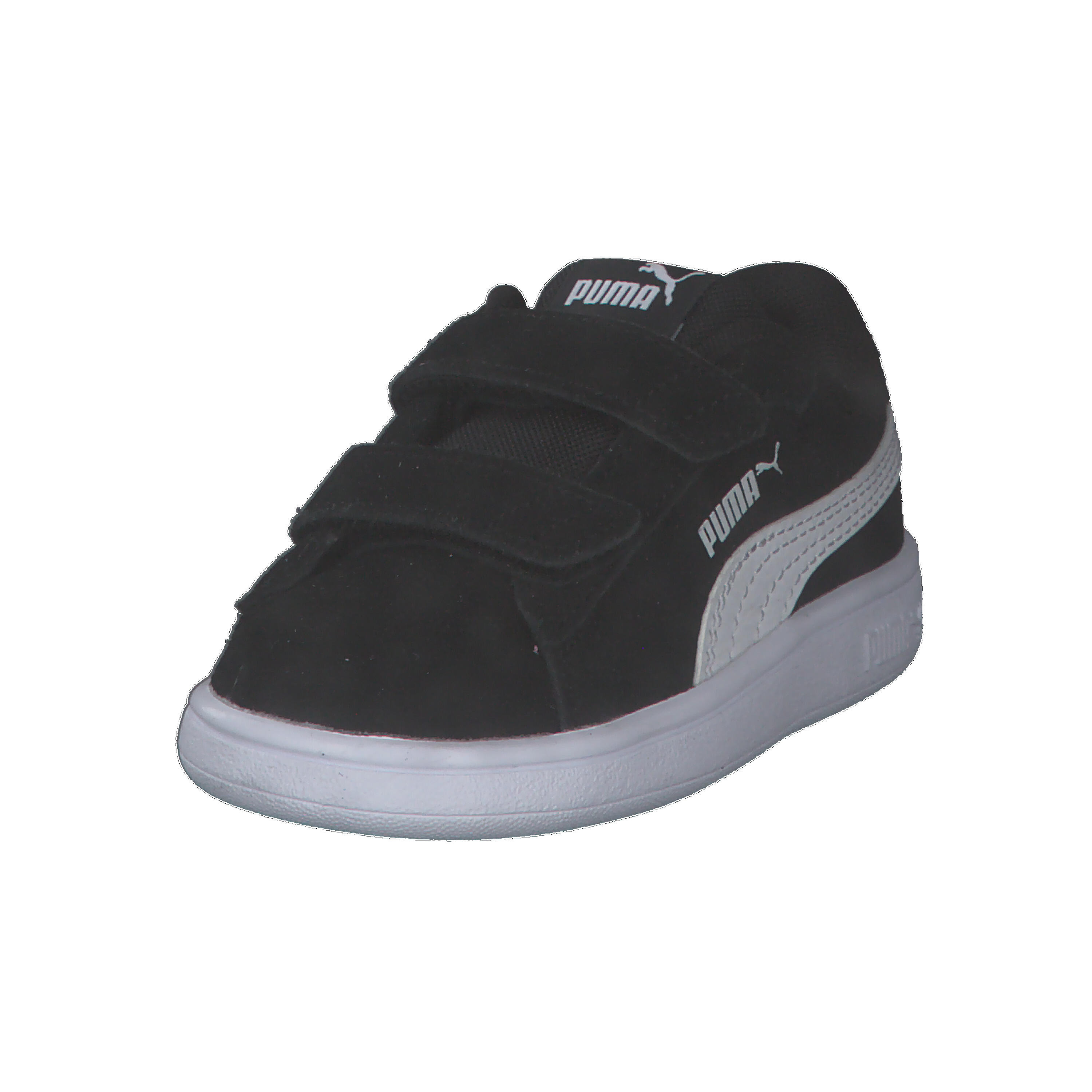 Smash 3.0 Suede Sneakers Kinder PUMA Black White 9/15