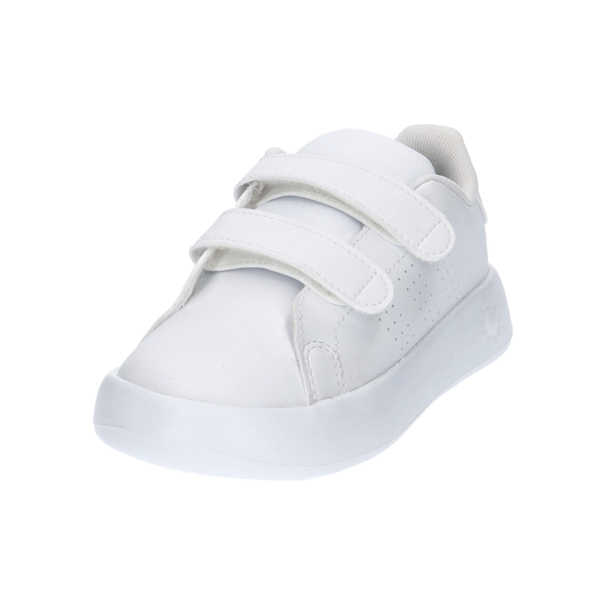 Scarpe bambino adidas advantage cf i - bianco 4/15