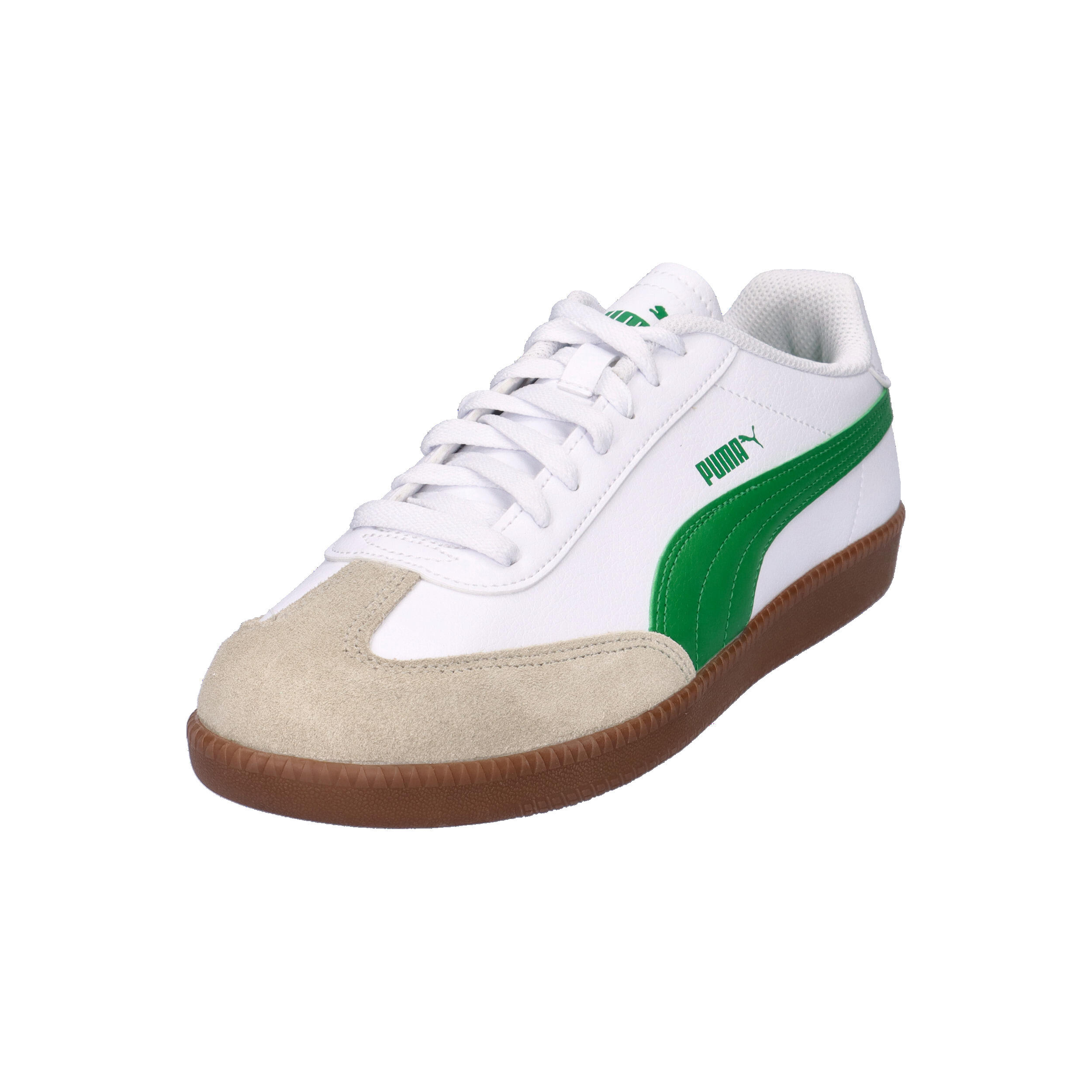 Puma 9-T Unisex Sneaker Turnschuhe 398174 18 weiss/hellgrün 9/15