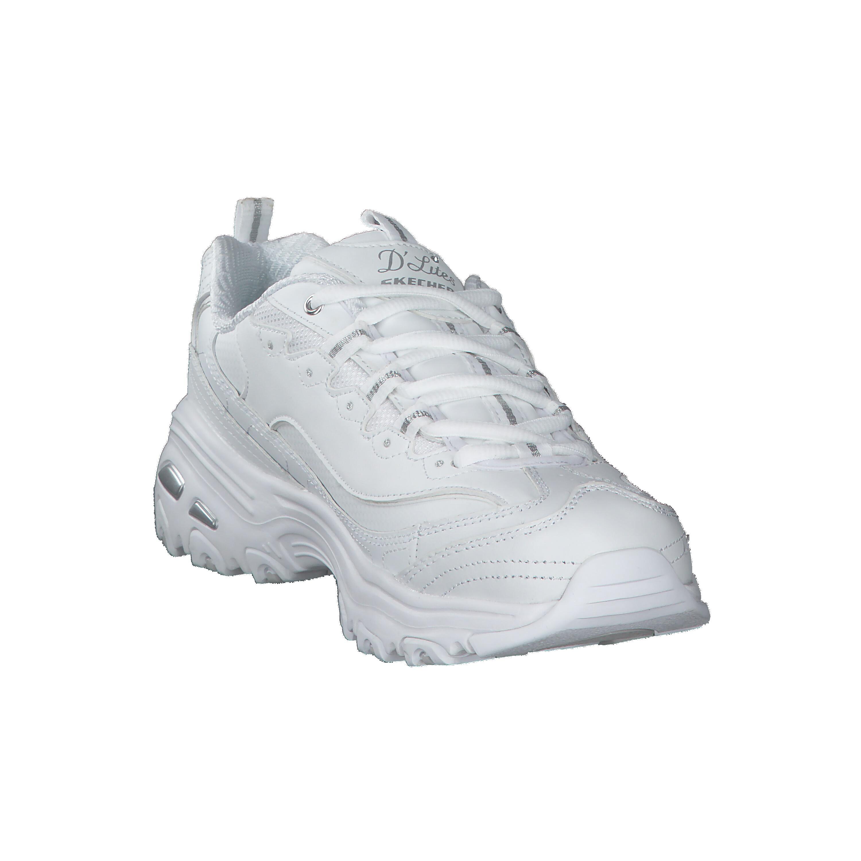 Zapatillas Skechers DLites Fresh Start, Blanco, Mujer 7/10