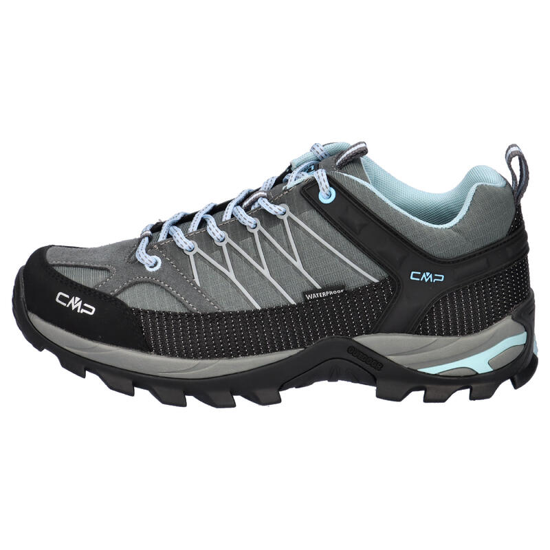 Pantofi trekking pentru femei cu talpă joasă și membrană impermeabilă Rigel
