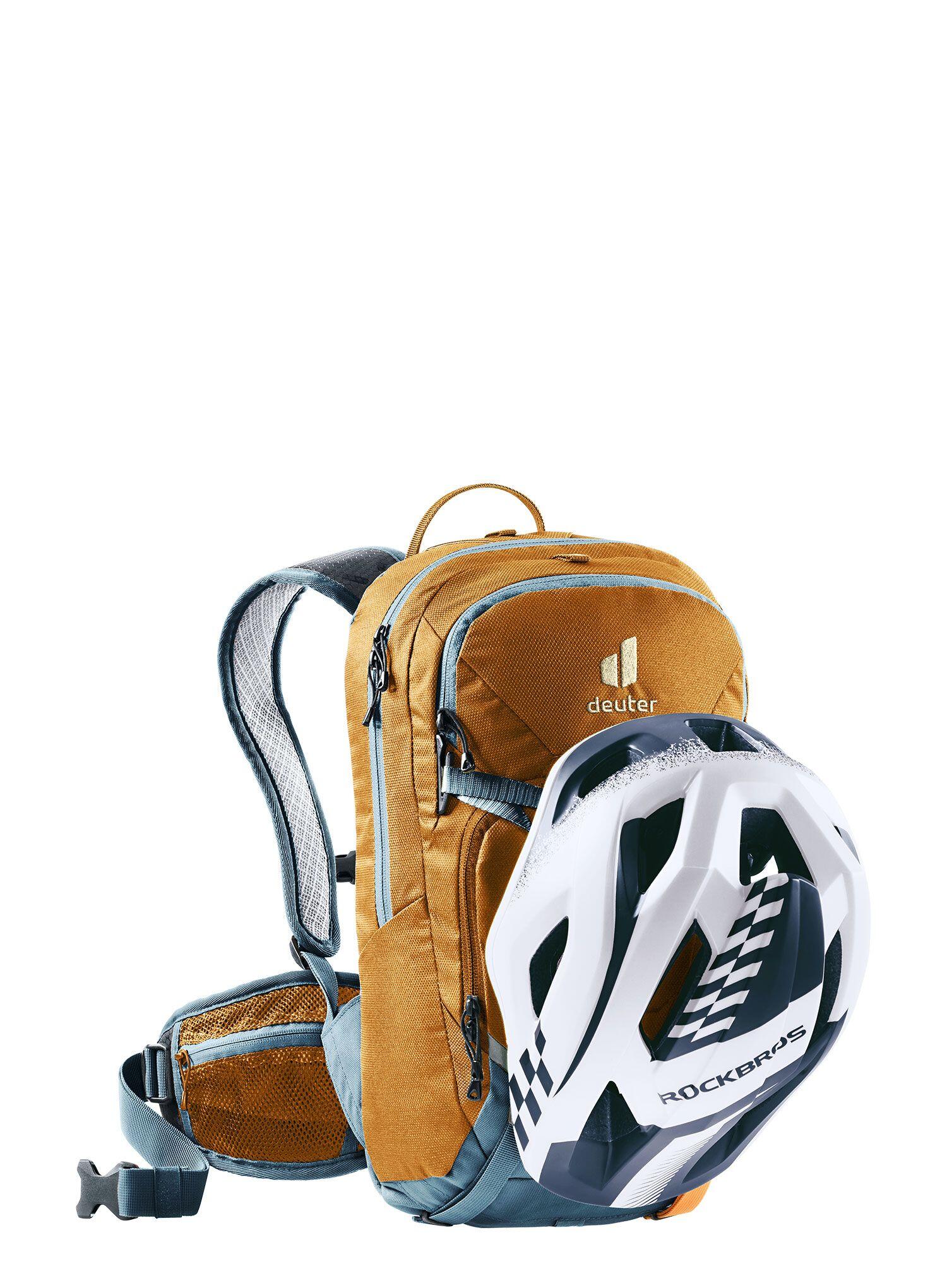 Plecak rowerowy Deuter Attack 8 JR - cinnamon/atlantic 6/12