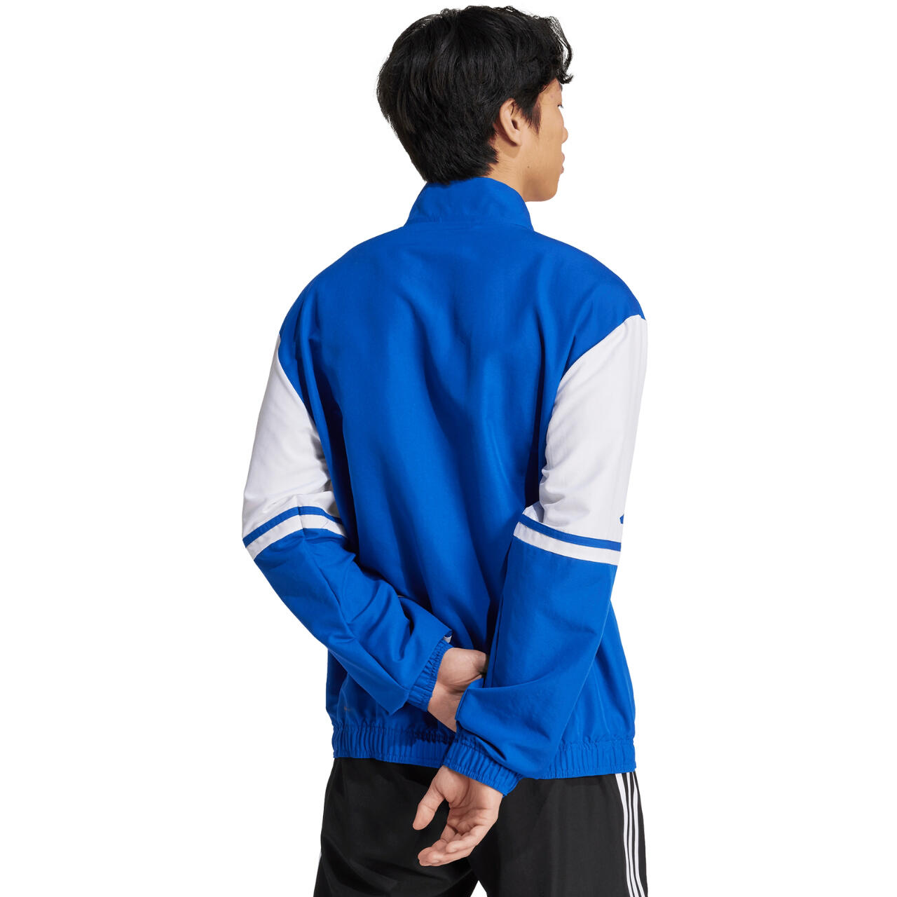 ADIDAS SQUADRA25 Presentatiejack voor Heren – Team Koninklijk Blauw/Wit 3/8
