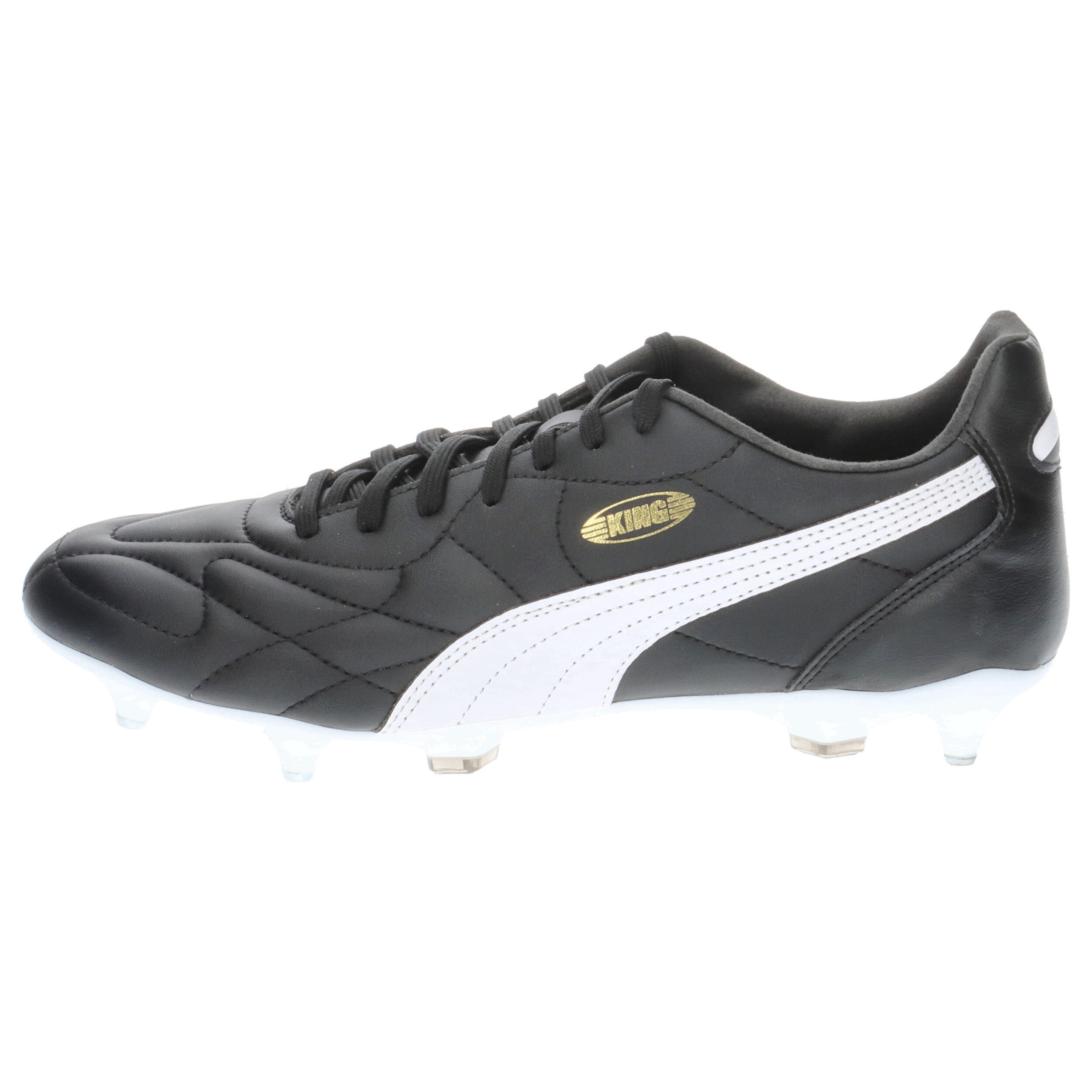 KING TOP MxSG Fußballschuh Herren PUMA Black White Gold 10/10
