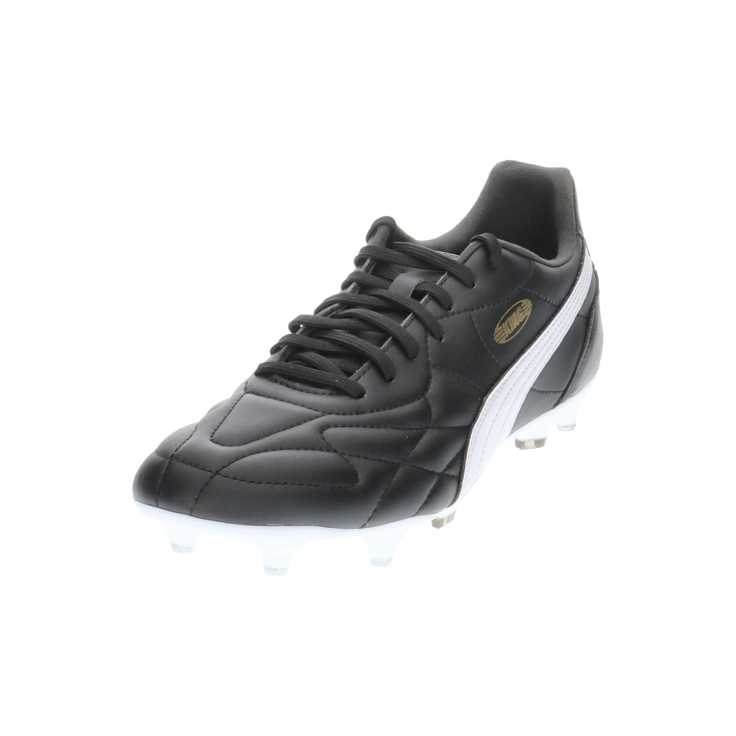 KING TOP MxSG Fußballschuh Herren PUMA Black White Gold 9/10