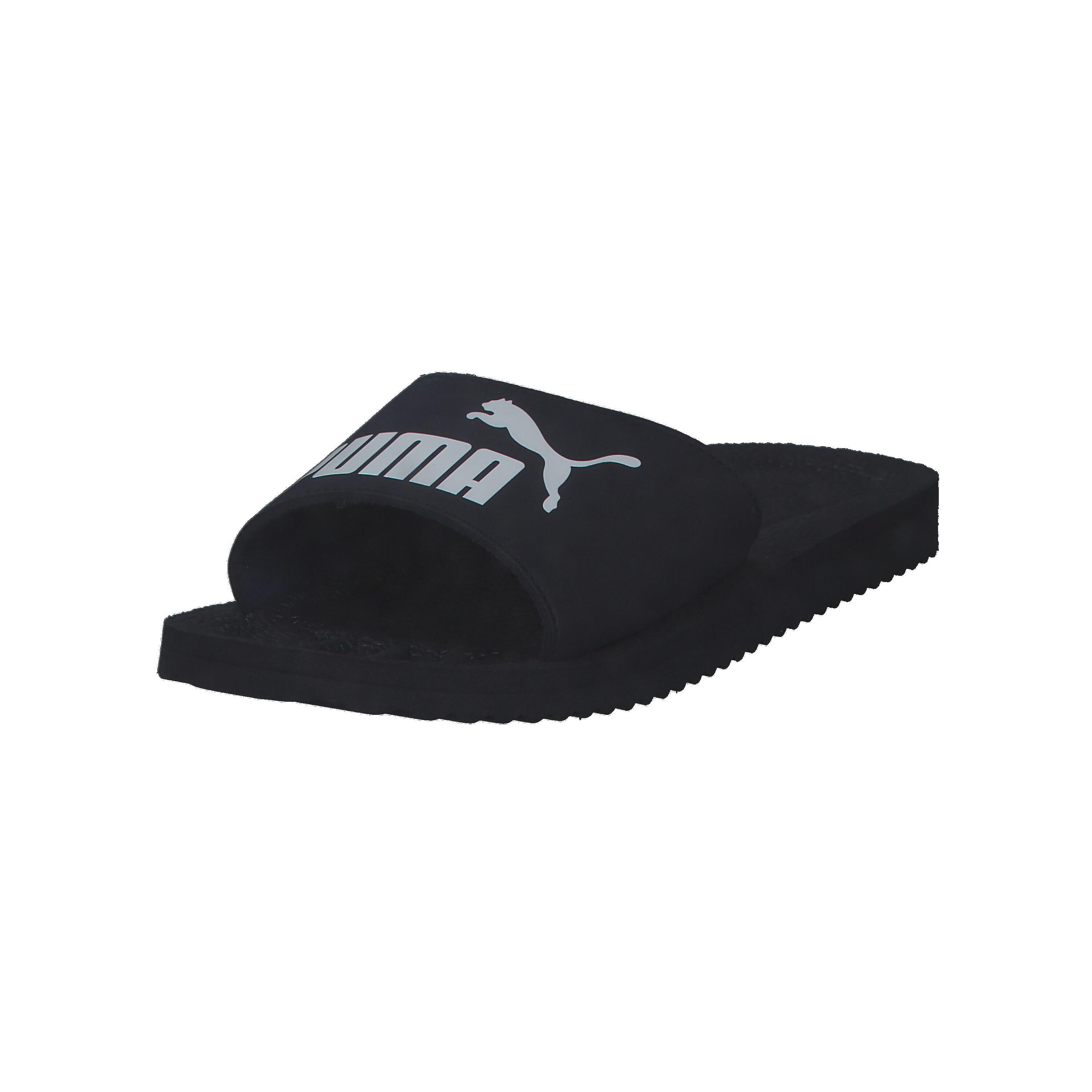 Purecat Slide Badeschuhe Erwachsene PUMA Peacoat White Blue 9/15