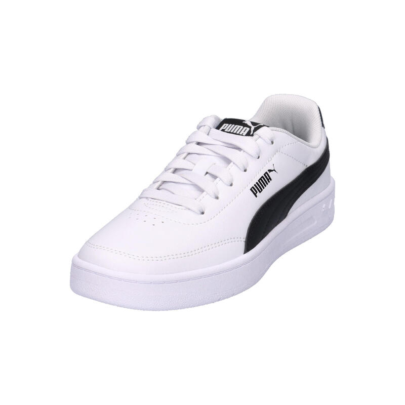 Încălțăminte fitness copii talpă amortizată Court Classic Clean alb PUMA