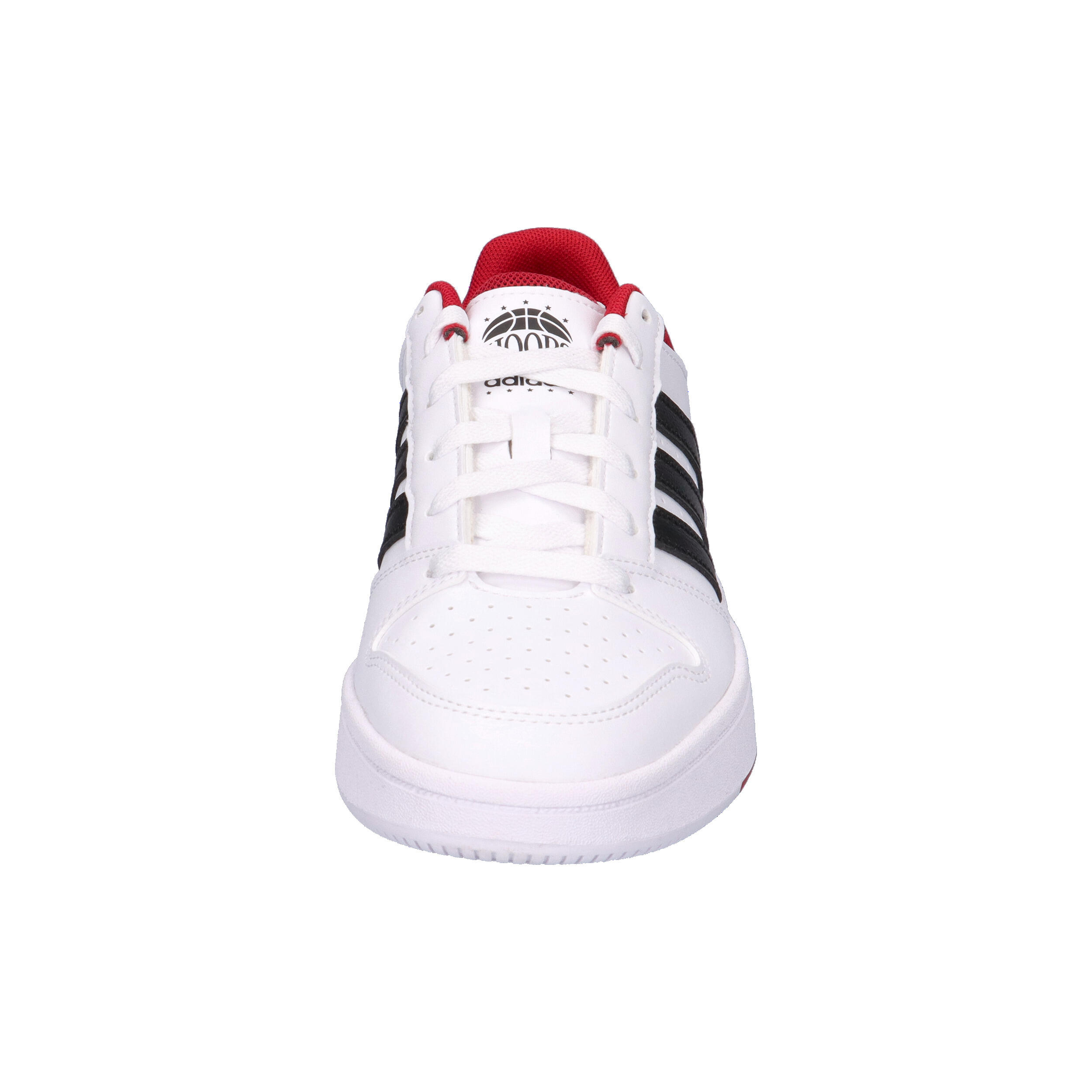 adidas Hoops Classic White Black Team Victory Red (GS) — foto 3