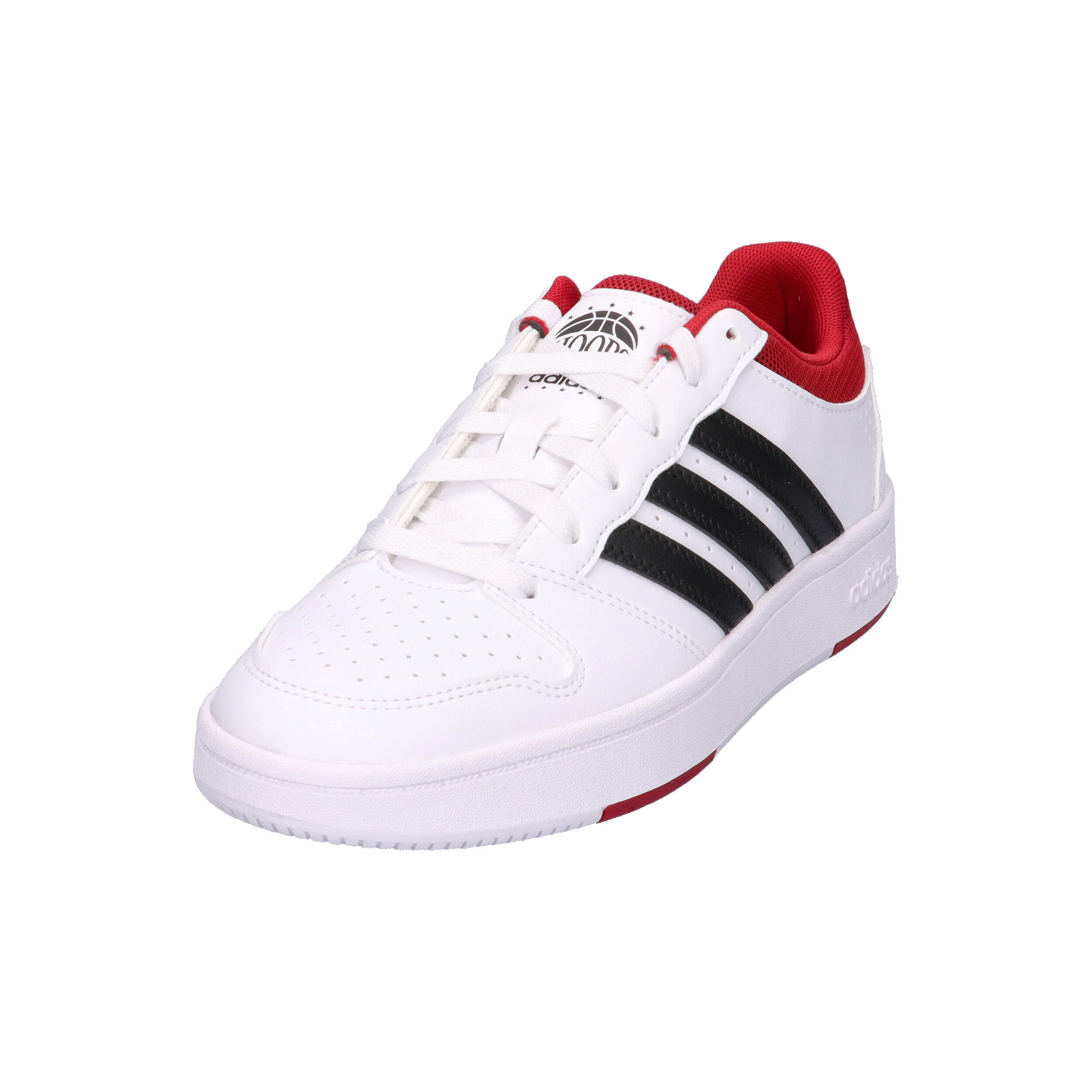 adidas Hoops Classic White Black Team Victory Red (GS) — foto 4