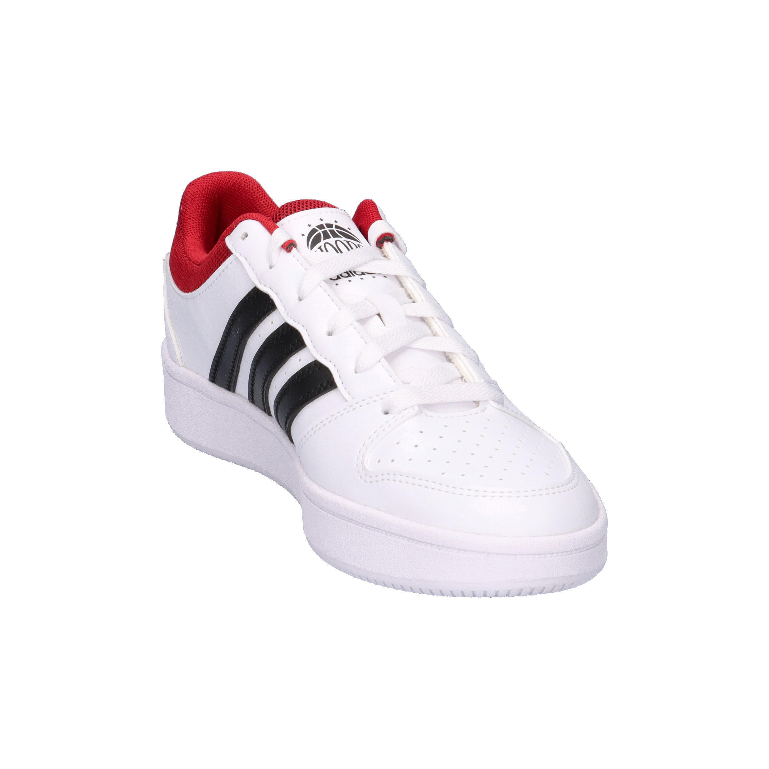 adidas Hoops Classic White Black Team Victory Red (GS) — foto 2