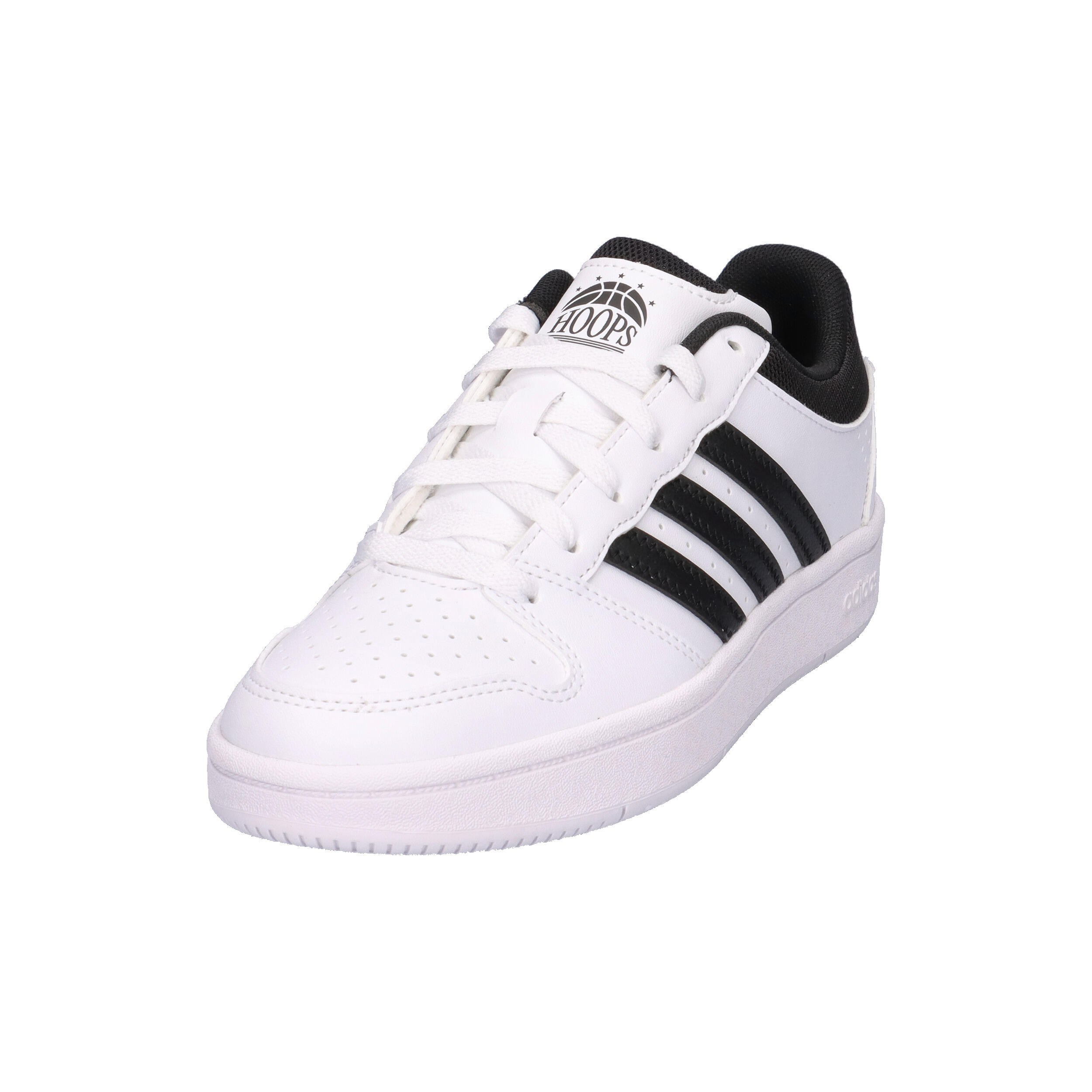 Buty dla dzieci adidas Hoops Classic - białe, sznurowane 4/15