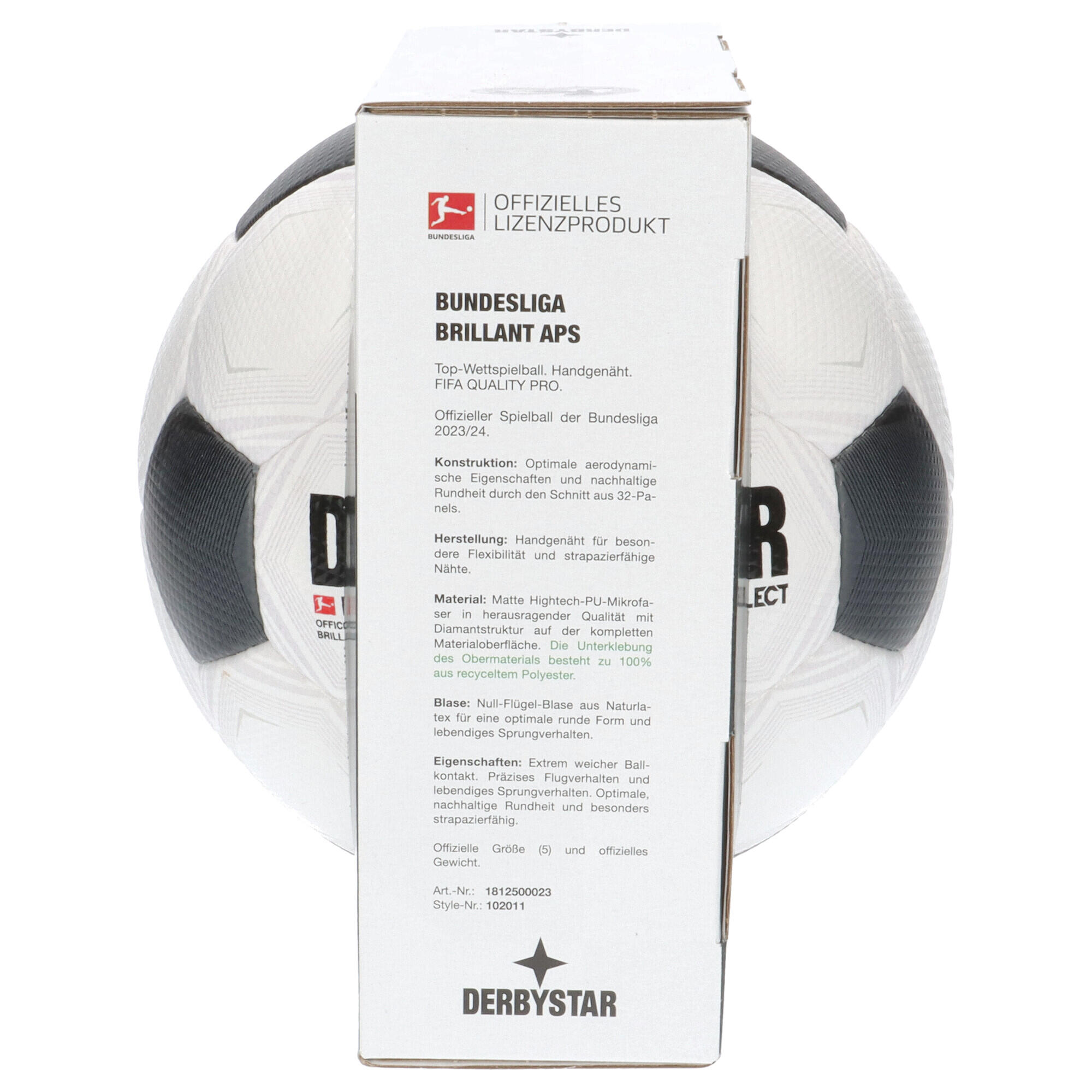 Fußball Bundesliga Brillant APS Classic 2023/2024 Fußball Unisex Schwarz 7/11