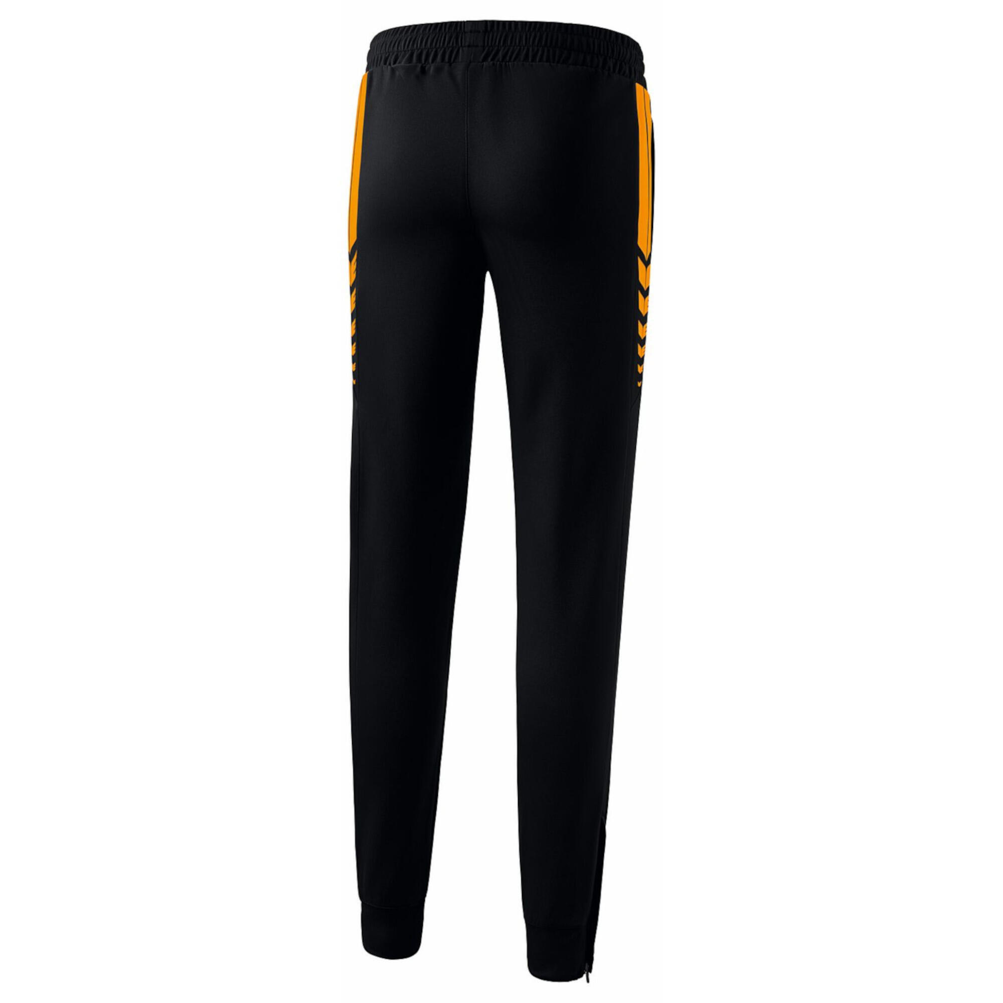Erima Six Wings Worker trainingsbroek zwart/oranje 8/8