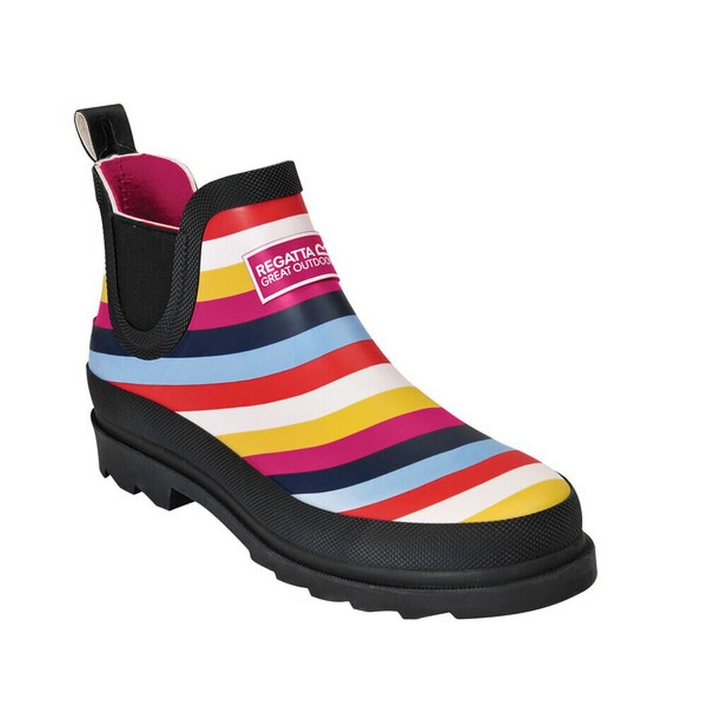 REGATTA Great Outdoors Womens/Ladies Harper Low Cut Wellington Boots (Multicoloured