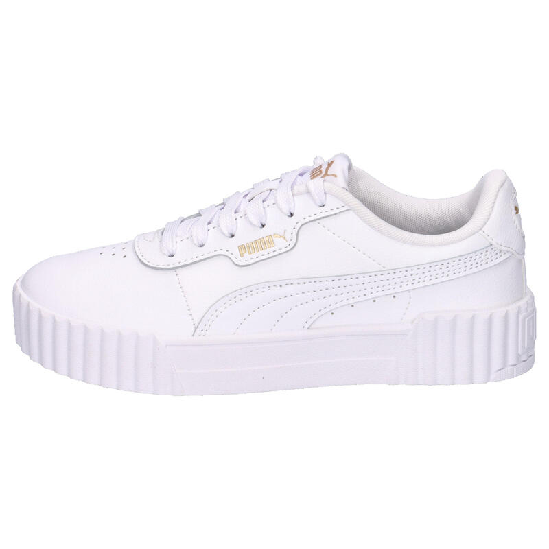 Pantofi sport unisex Puma Carina 3.0 Jr, Alb