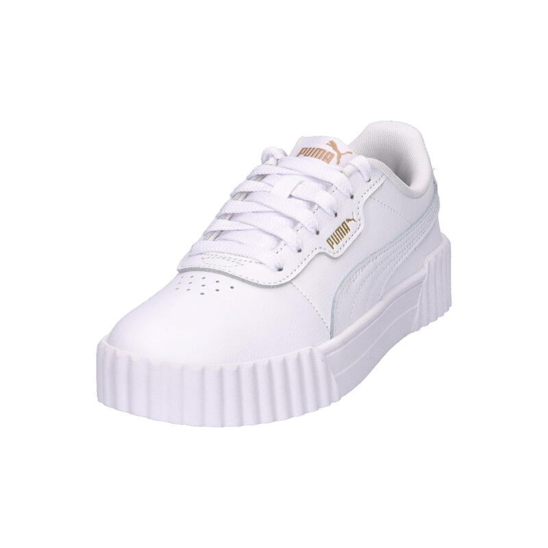 Pantofi sport unisex Puma Carina 3.0 Jr, Alb