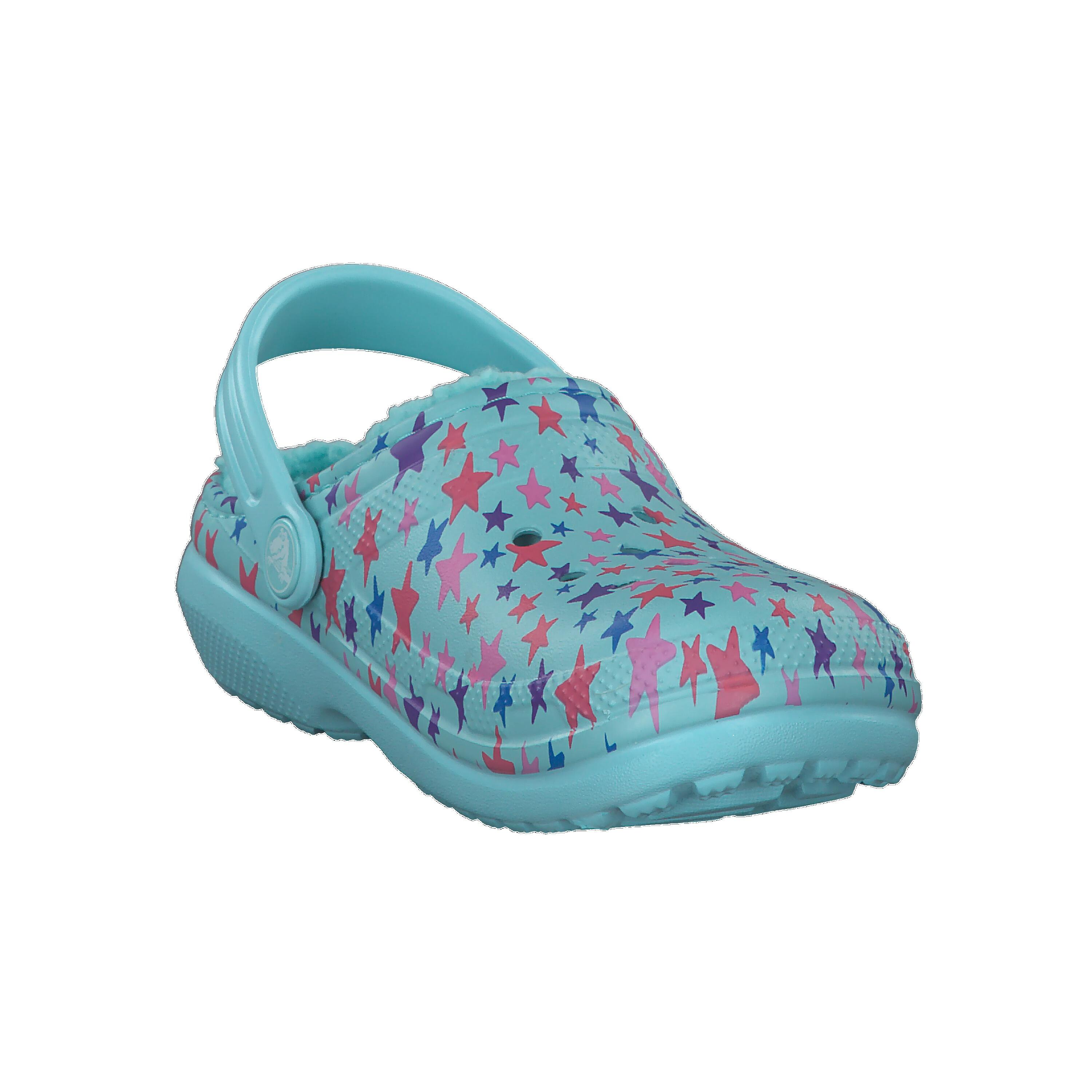 Crocs Kinder Schuhe Classic Printed Lined Clog K 205815 2/15