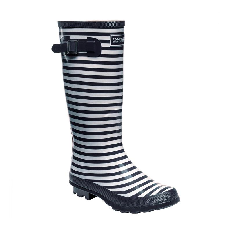 Bottes de pluie FAIRWEATHER Femme (Bleu marine/blanc)