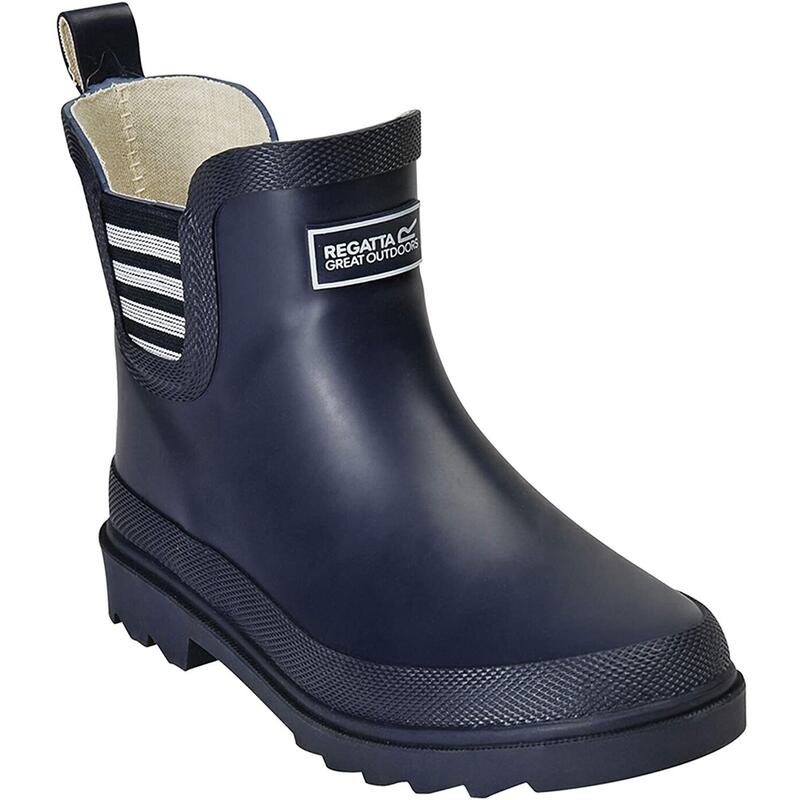 Gummistiefel "Harper" Kinder Marineblau/Weiß