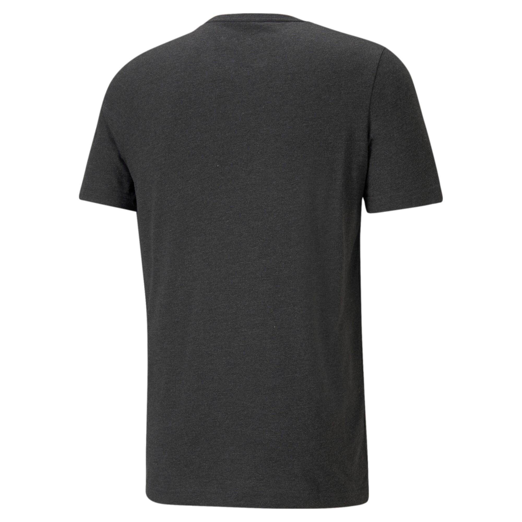 Essentials Heather T-Shirt Herren PUMA Dark Gray Heather 6/6