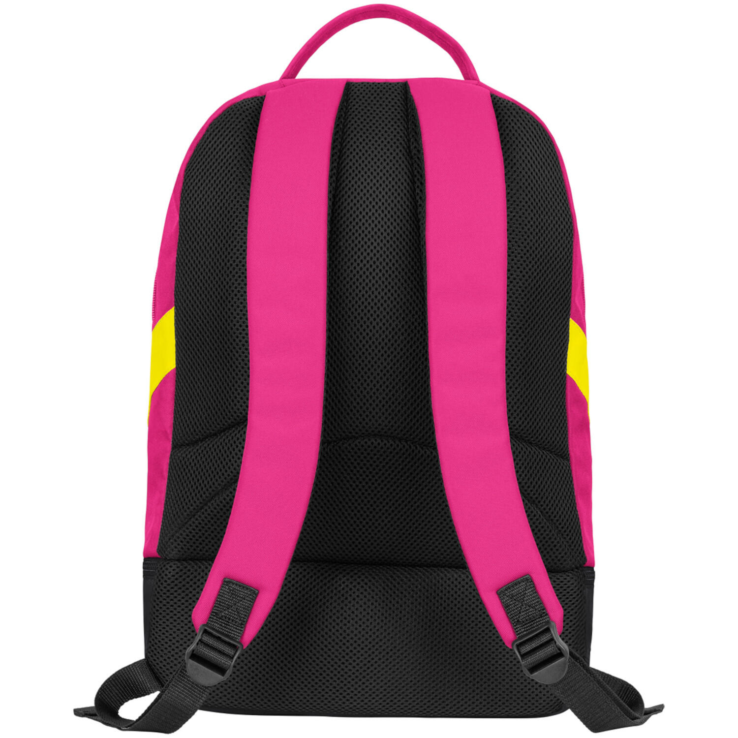 Rugzak - Sport - Unisex - Iconic - gewatteerd, bodemvak - Roze/Zwart/Fluo 6/6