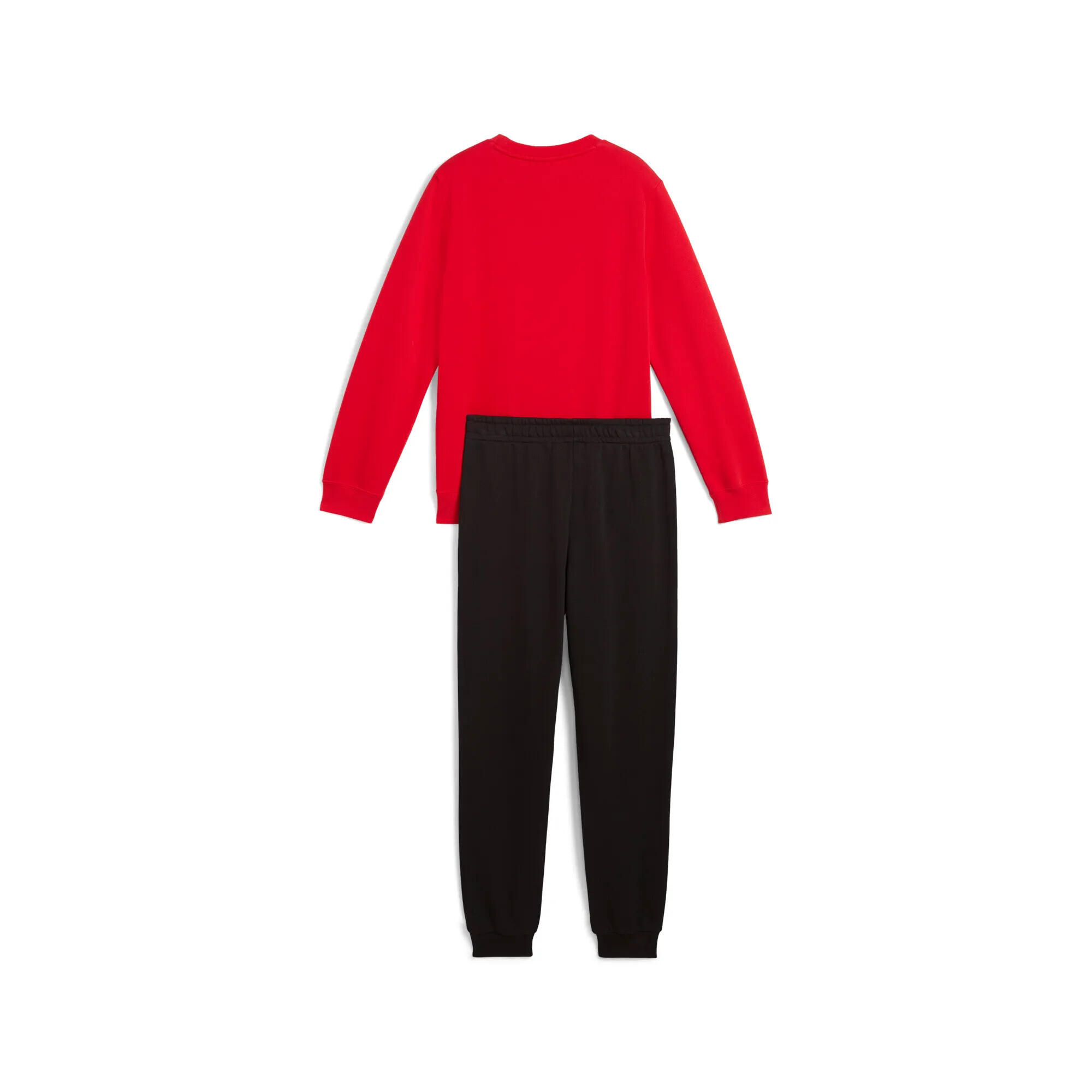 Essentials No. 1 Logo Crew Trainingsanzug Jungen PUMA For All Time Red 8/8