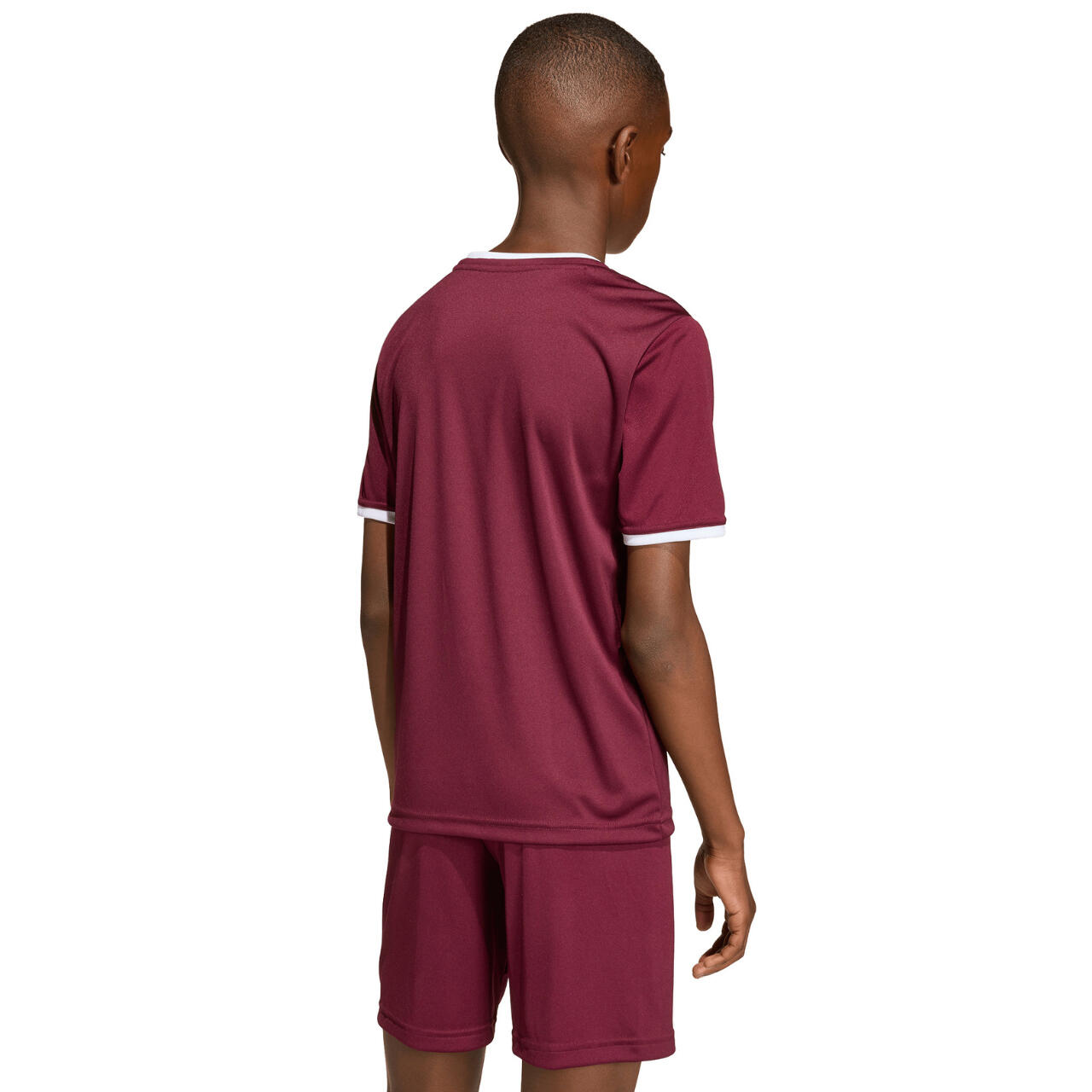 ADIDAS, maillot de football enfant, Climacool, BORDEAUX 6/12