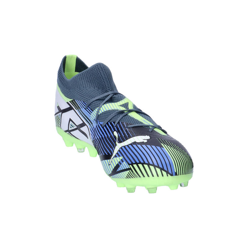Ghete de fotbal FUTURE 7 MATCH MG PUMA Gray Skies White Fizzy Apple Yellow