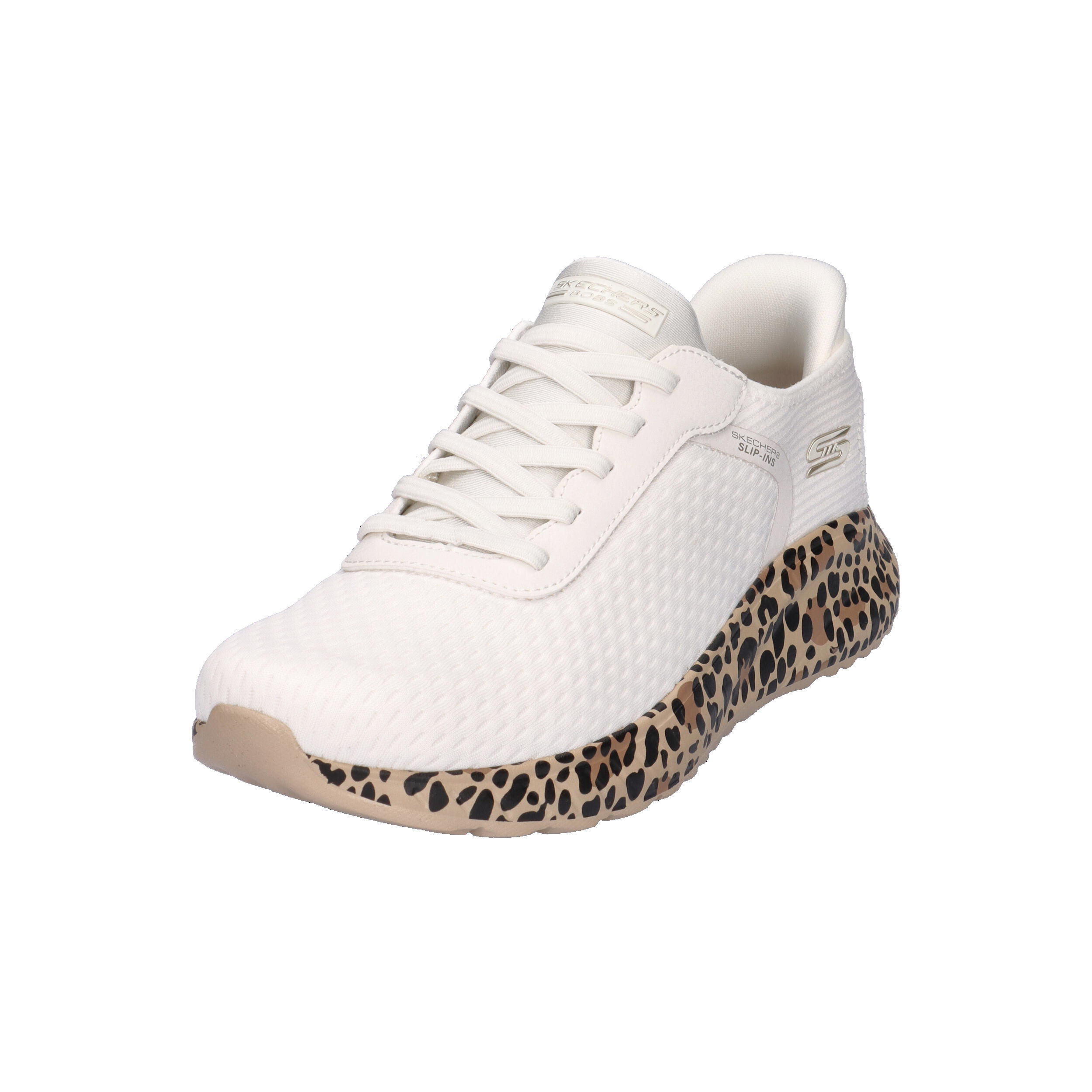 Skechers Damen Slip-ins BOBS Sport Squad Chaos Daily Prowl 117246 WHT 9/15