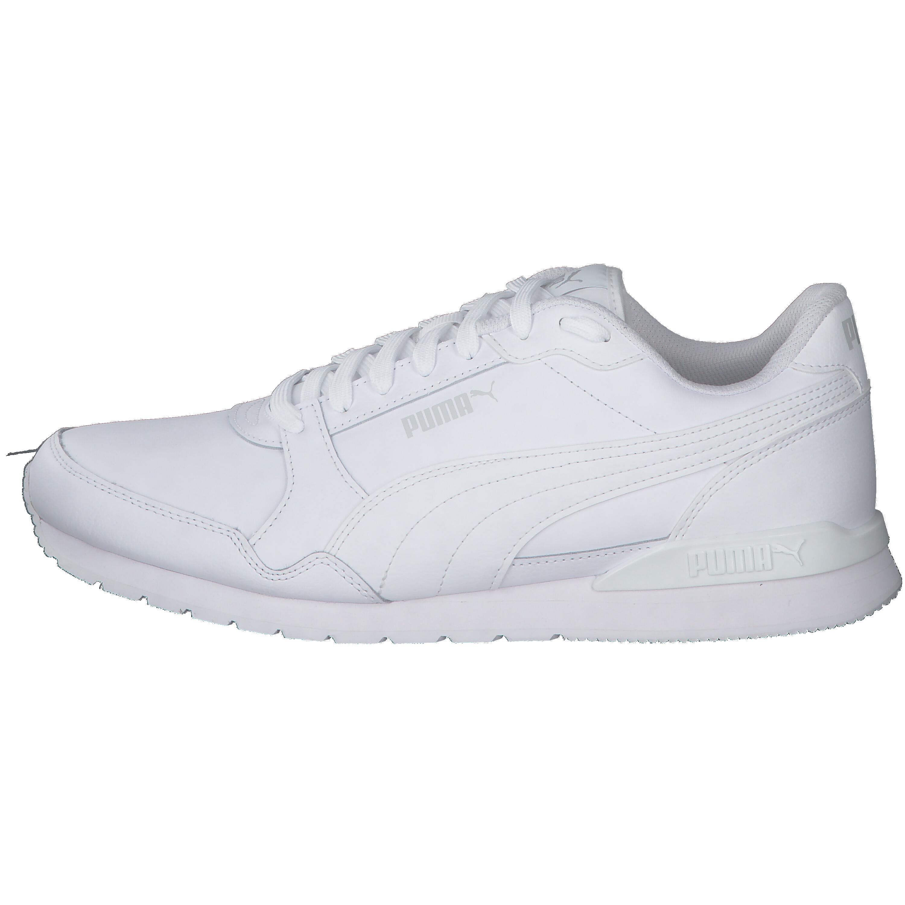 Sneakers en cuir ST Runner v3 PUMA White Gray Violet 9/14