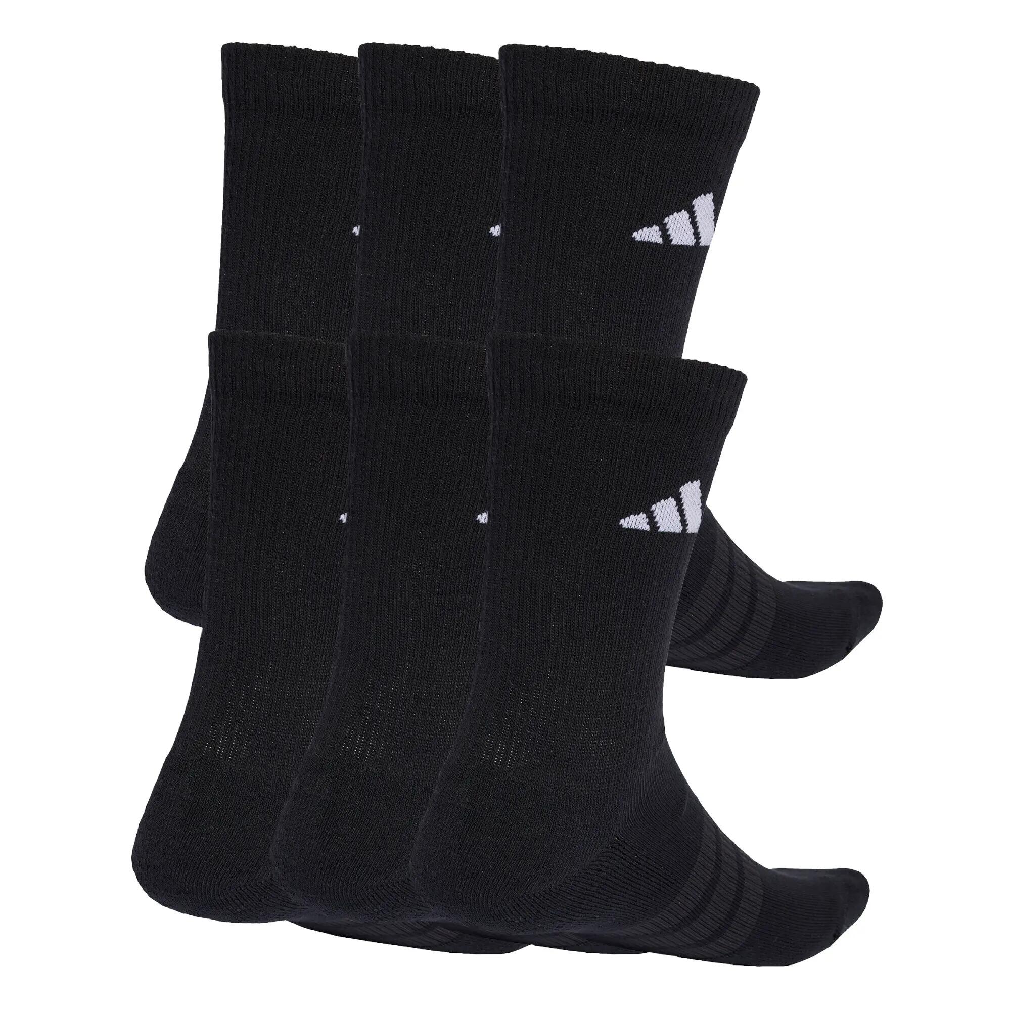Meias de Cano Médio Almofadadas Conjunto de 6 Pares 5/7