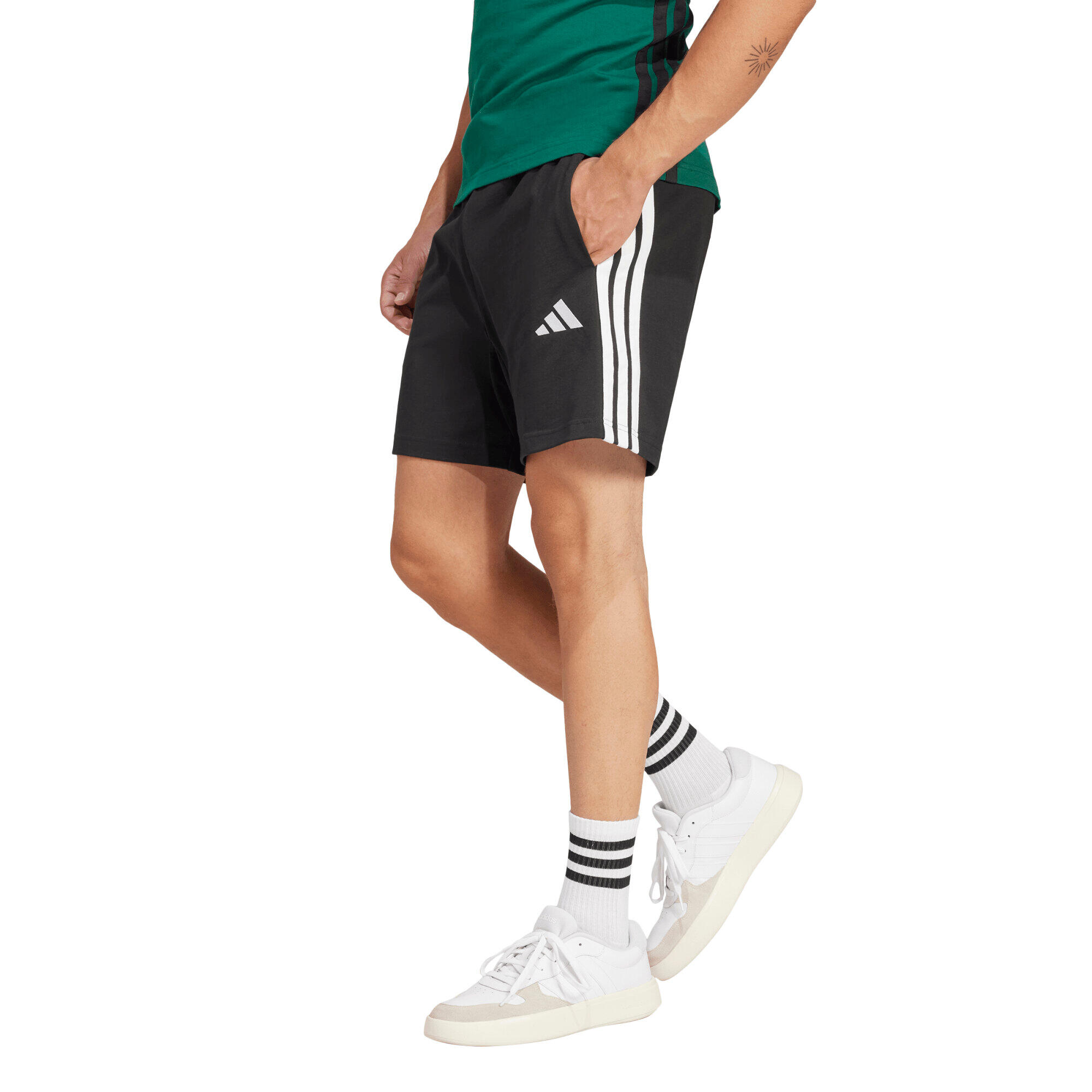 Pantalón corto Essentials Single Jersey 7-Inch 3 bandas 6/7