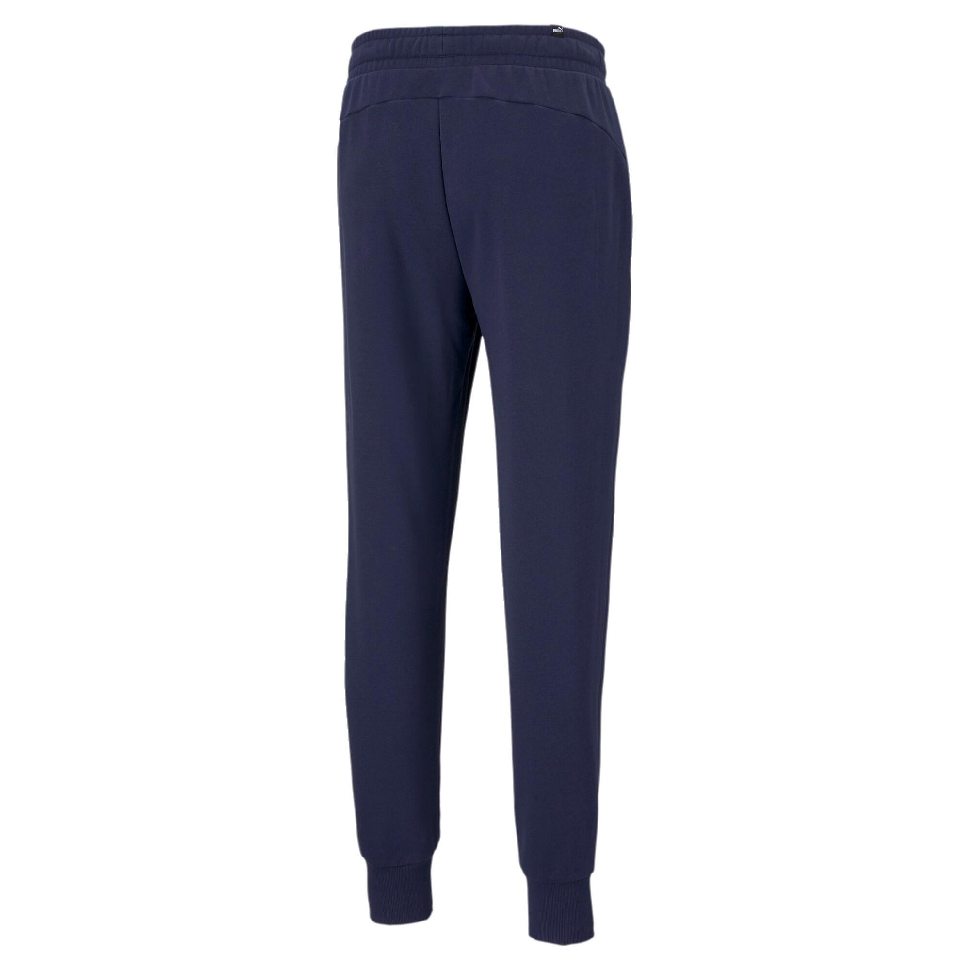 Essentials Logo Jogginghose Herren PUMA Peacoat Blue 8/8