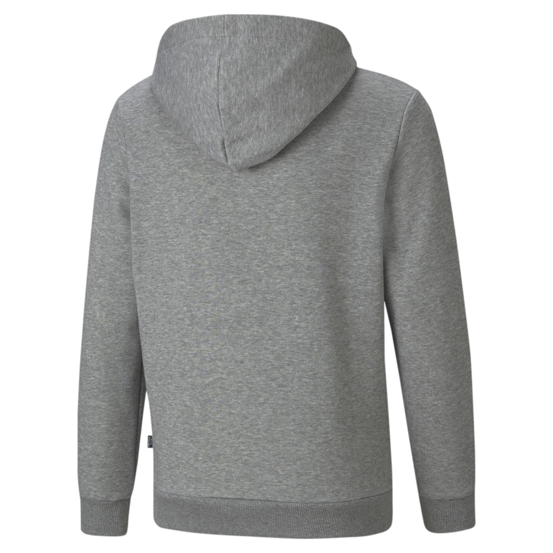 Essentials+ Two-Tone Big Logo Hoodie Jungen PUMA Medium Gray Heather 4/4