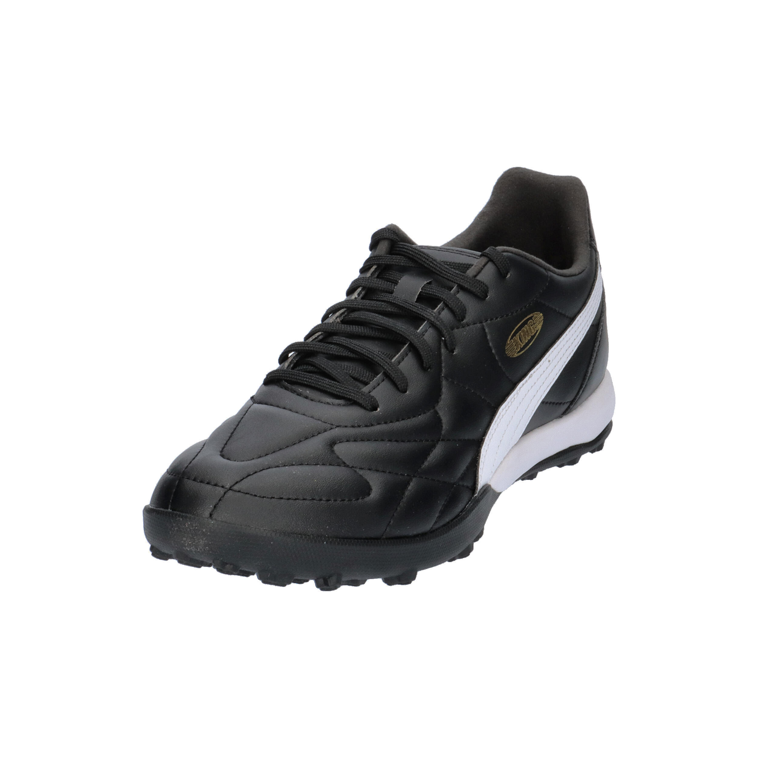 Chaussures de football KING TOP TT PUMA Black White Gold 9/10
