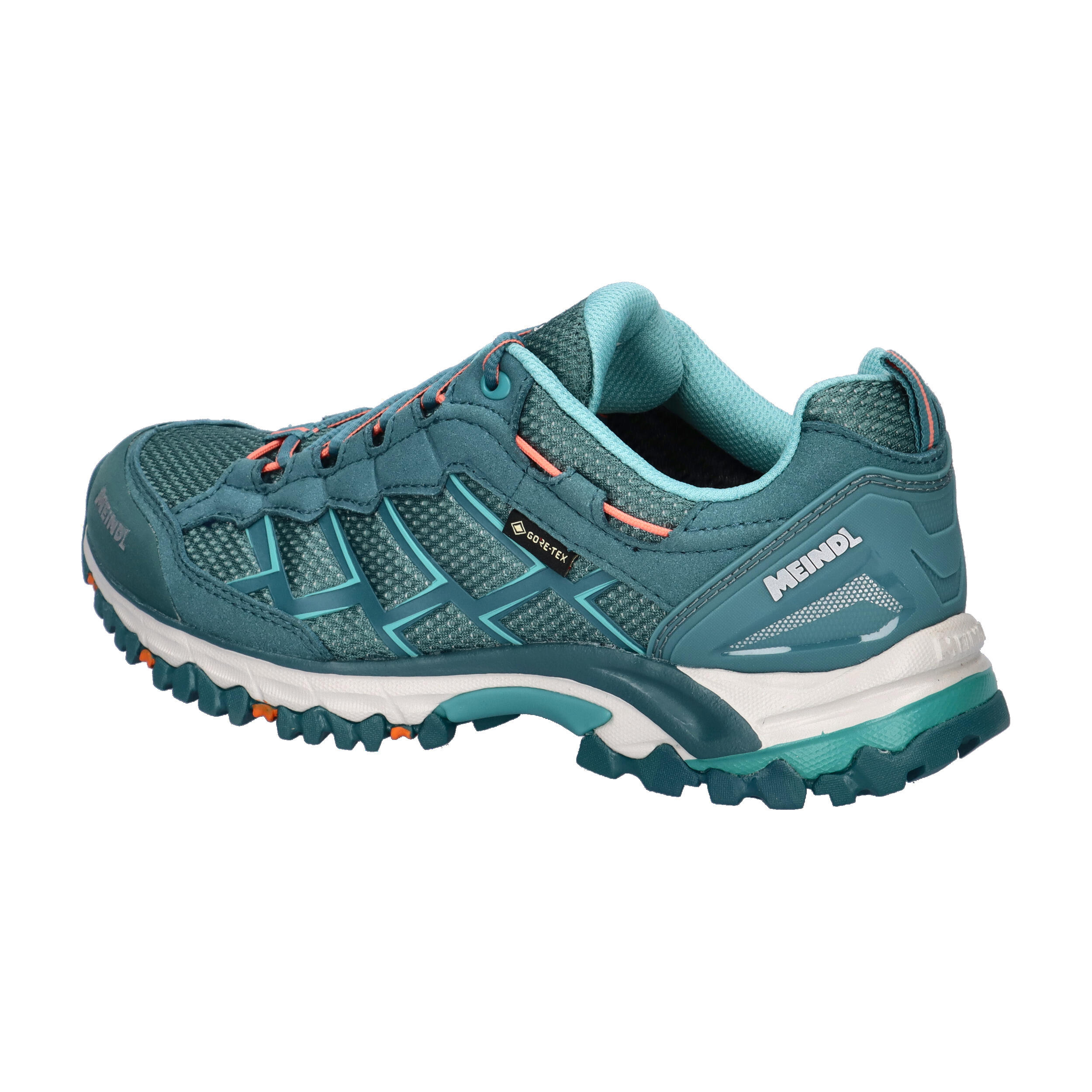MEINDL botas de caminhada Caribe Lady GTX esmeralda/laranja 11/15