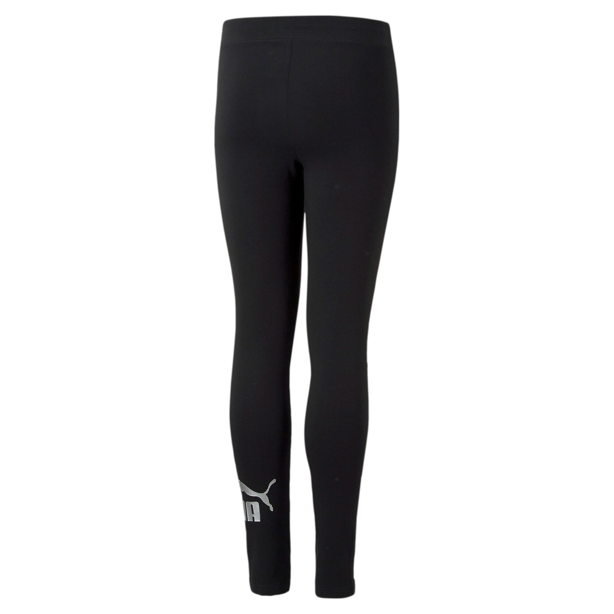 Leggings Essentials+ Logo da ragazza PUMA Black 7/7