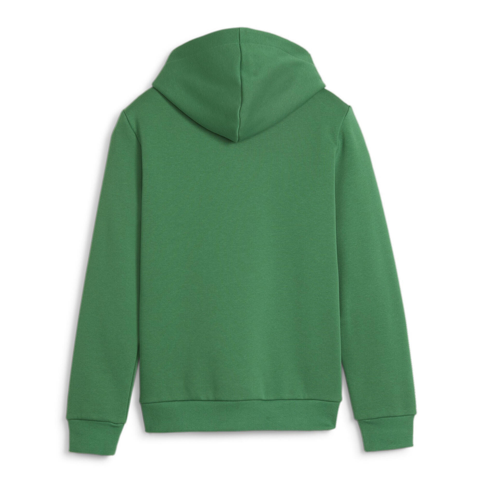 Essentials+ Two-Tone Big Logo Hoodie Jungen PUMA Archive Green 6/6