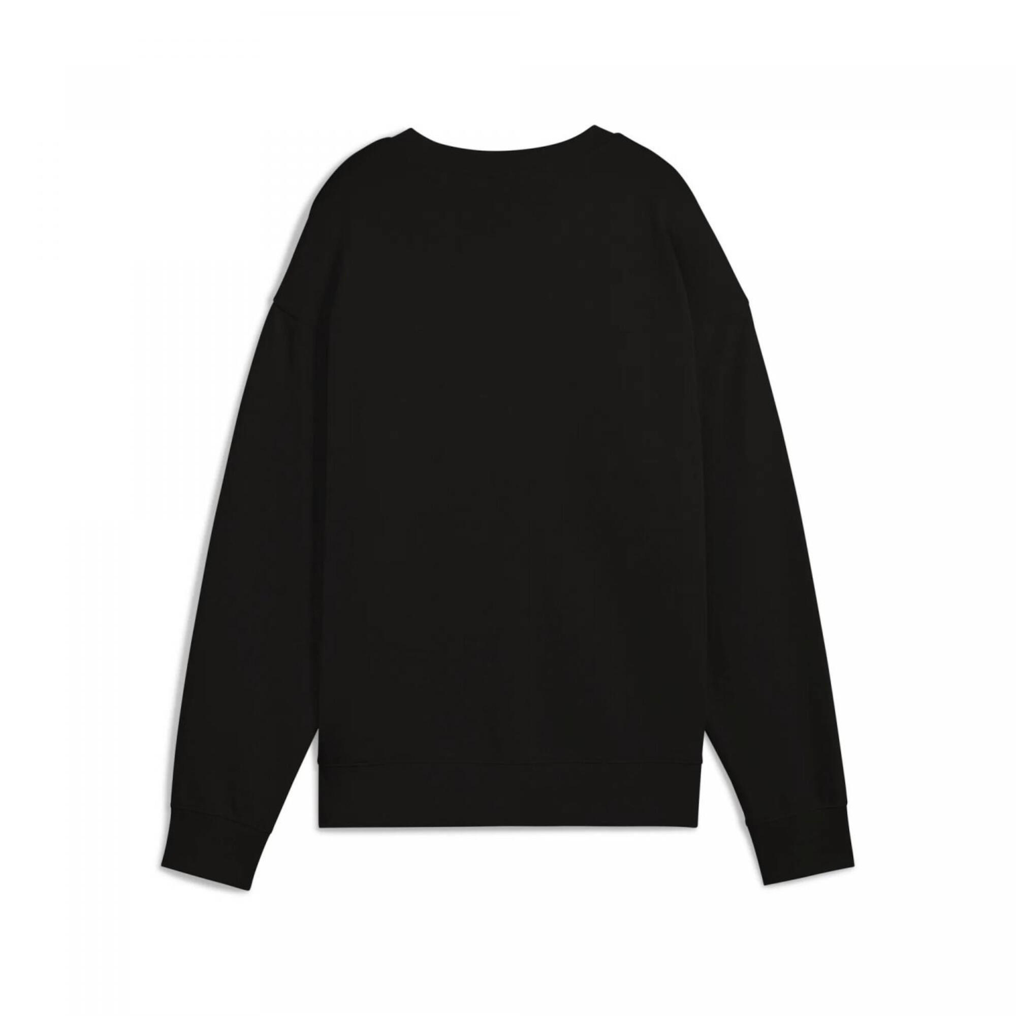 Sweat confort ras du cou ESS ELEVATED Femme PUMA Black 8/11