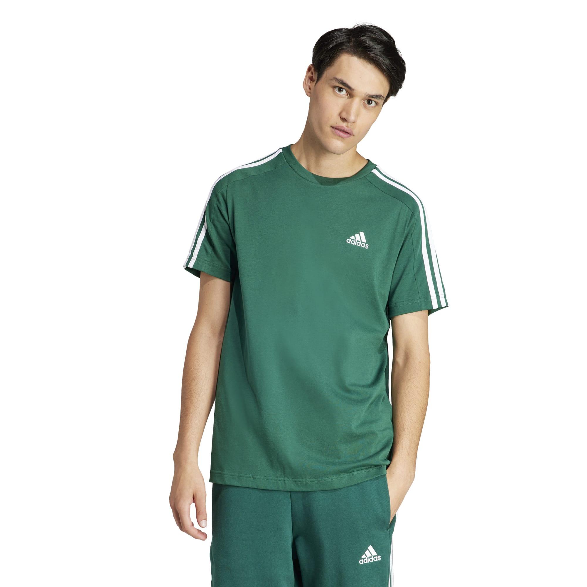 Essentials Single Jersey 3-Streifen T-Shirt 7/9