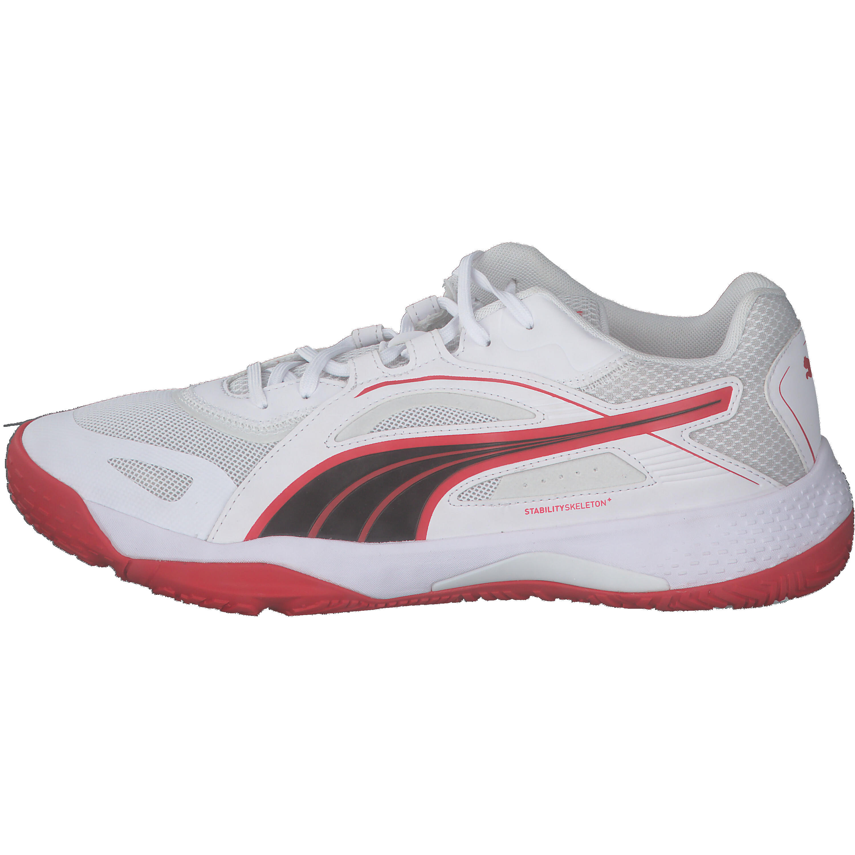 Chaussures de sport en salle Solarstrike II PUMA White Black High Risk Red 10/15