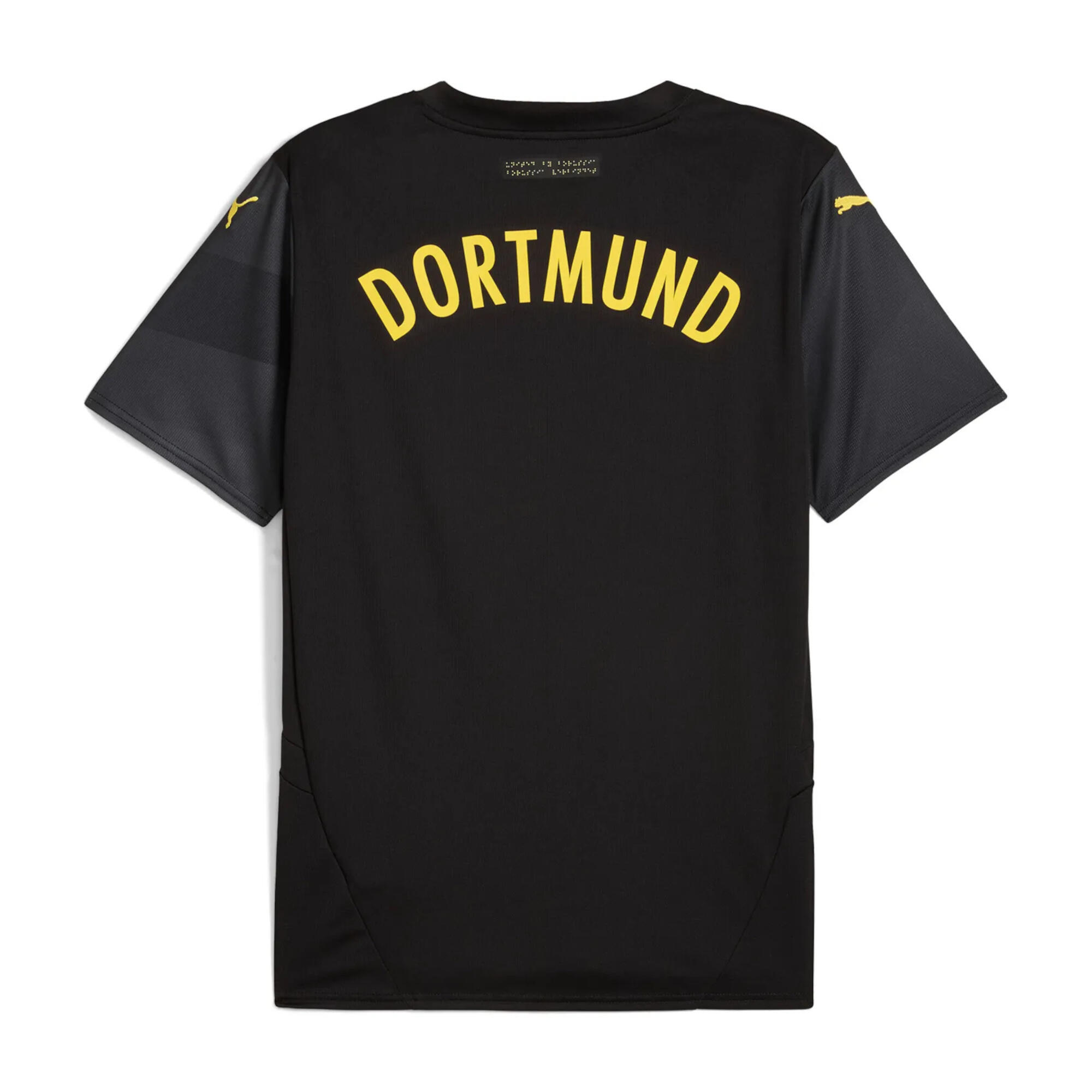 Borussia Dortmund 24/25 uitshirt voor heren PUMA Black Faster Yellow 8/11