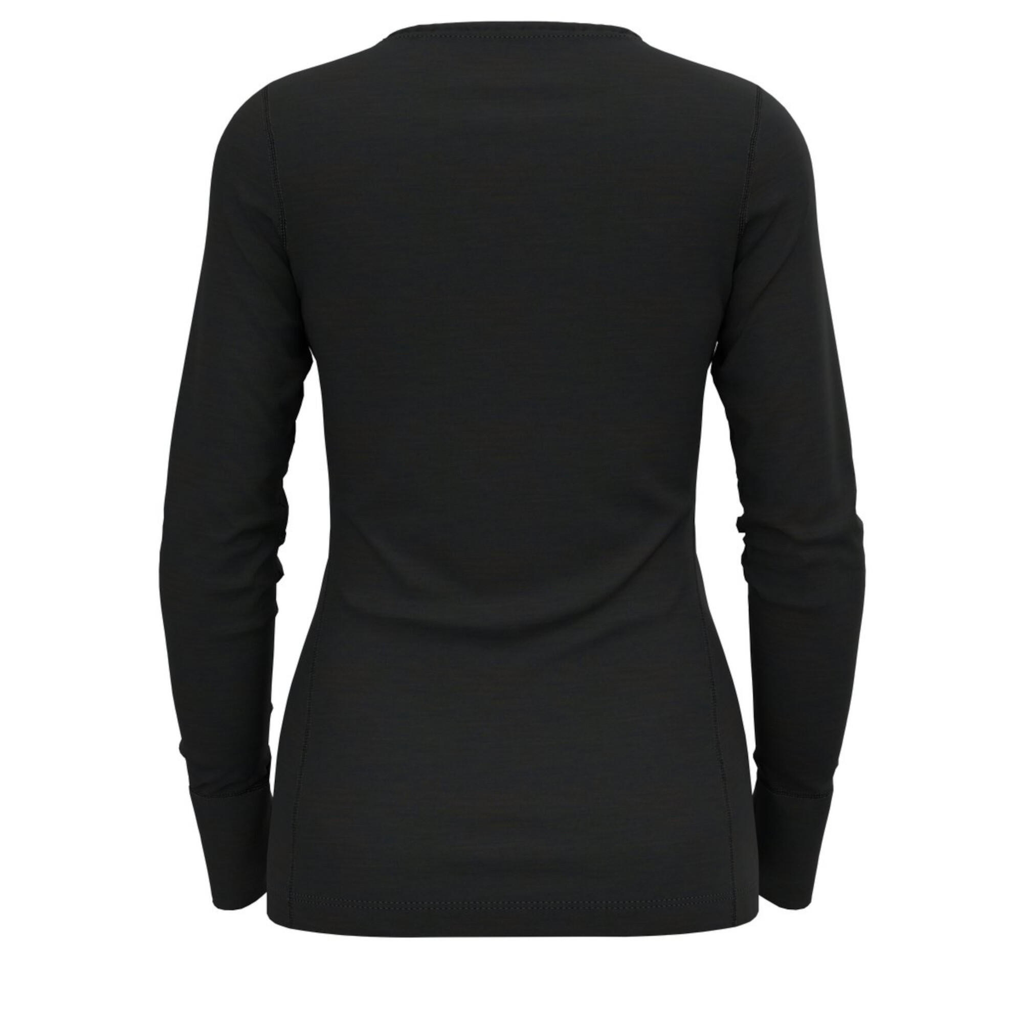 T-shirt thermique Odlo Merino 200 col zippé manches longues clair 8/8