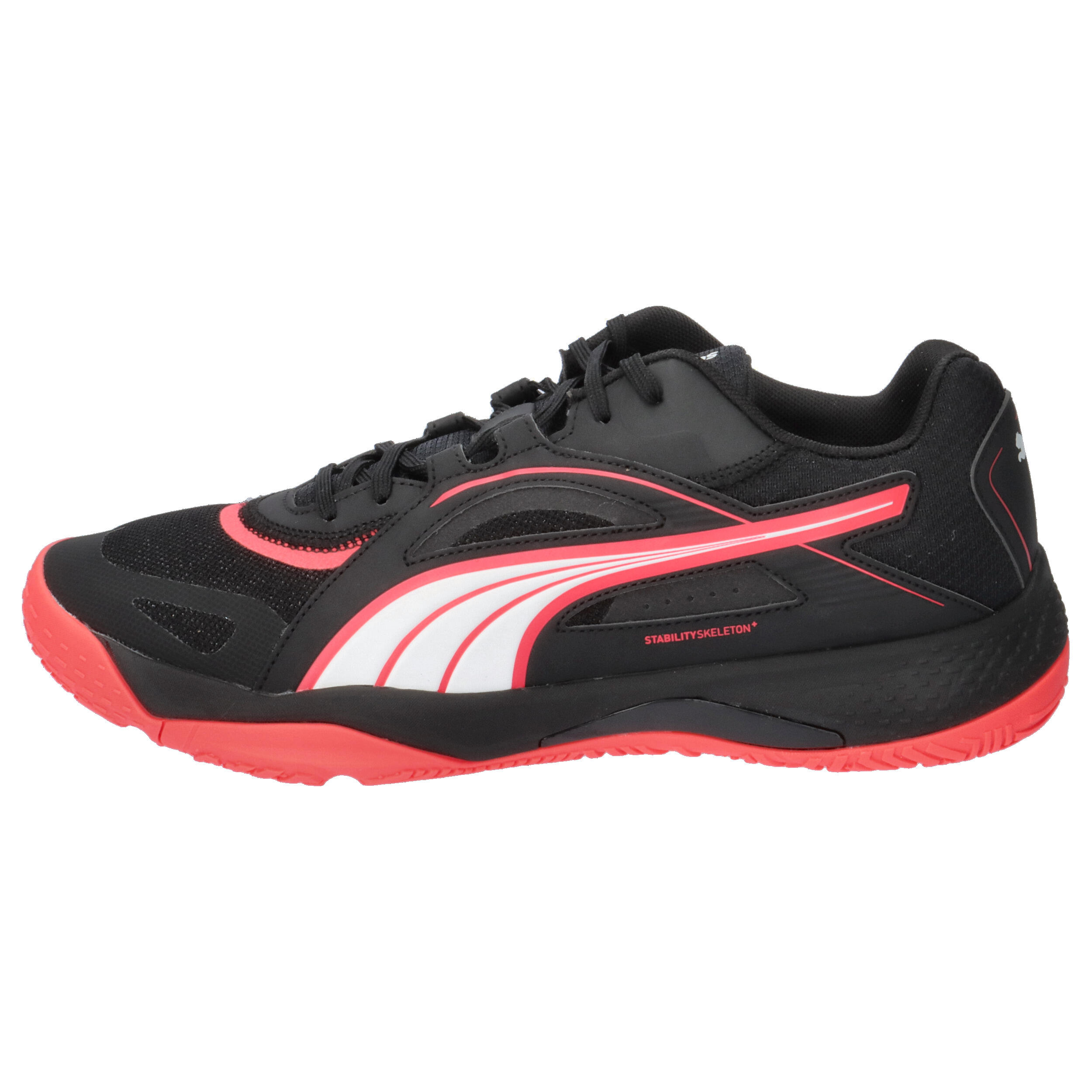 Solarstrike II indoorsportschoenen PUMA Black Fire Orchid White Red 10/15