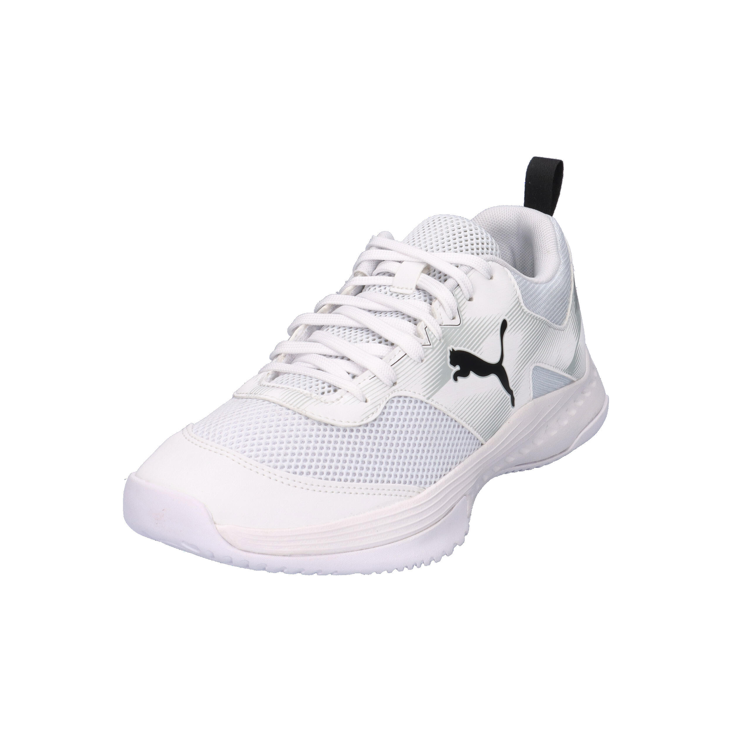 Puma VARION 3 Indoor Unisex Hallenschuhe Sneaker Schnürschuh 109096 02 White 9/15