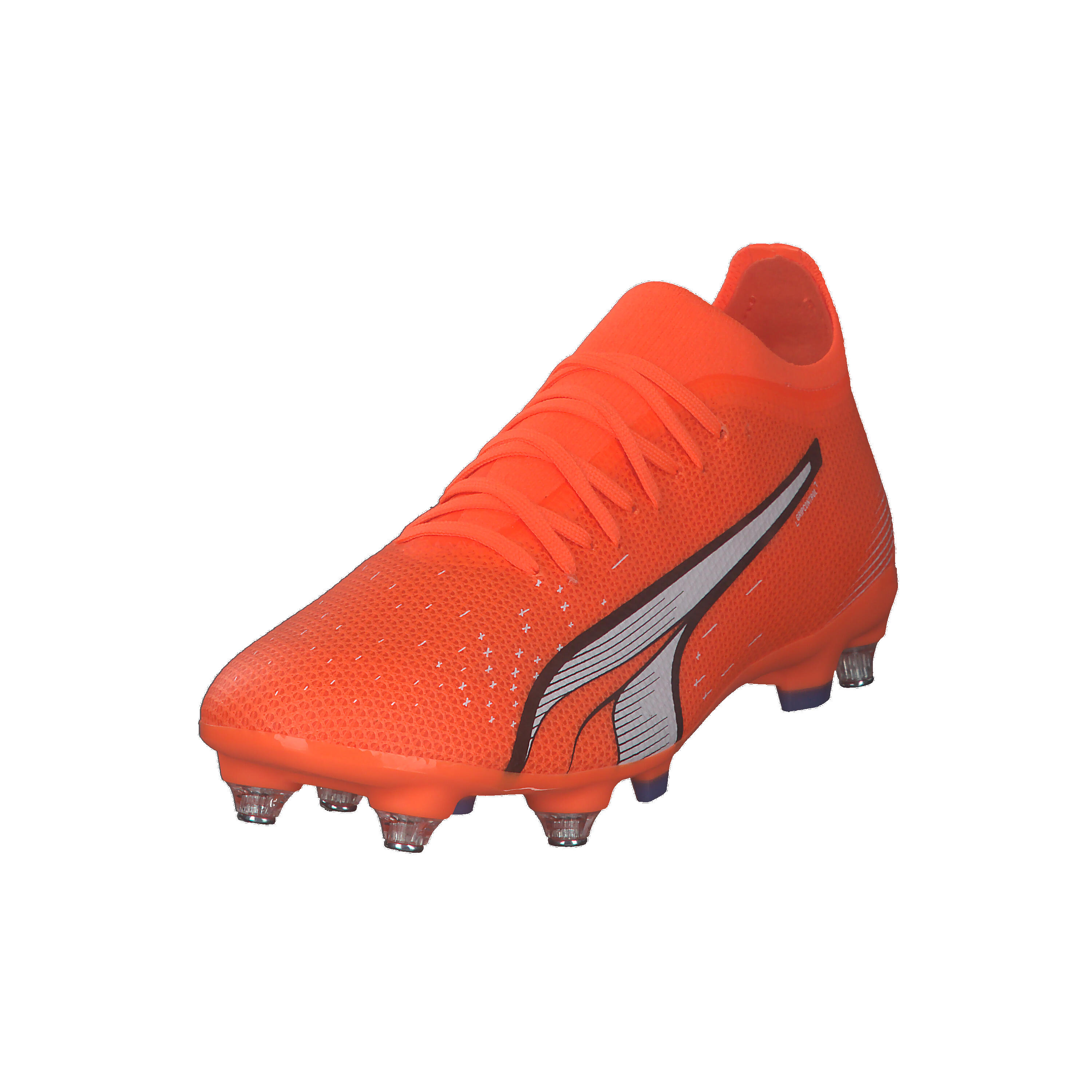 Botas de fútbol Hombre ULTRA Match MxSG PUMA Ultra Orange White Blue Glimmer 9/15