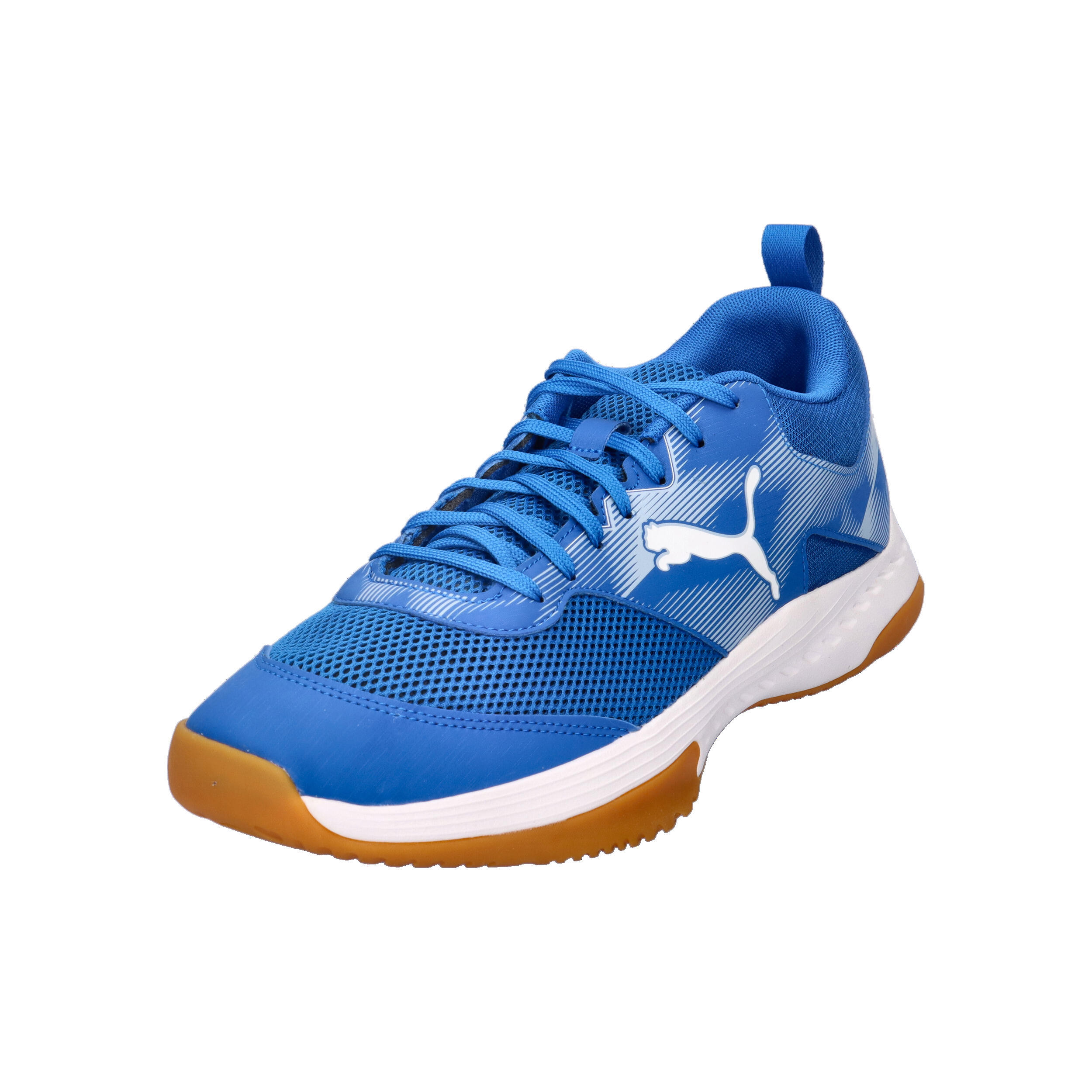Puma VARION 3 Indoor Unisex Hallenschuhe Sneaker Schnürschuh 109096 03 Blau 9/15