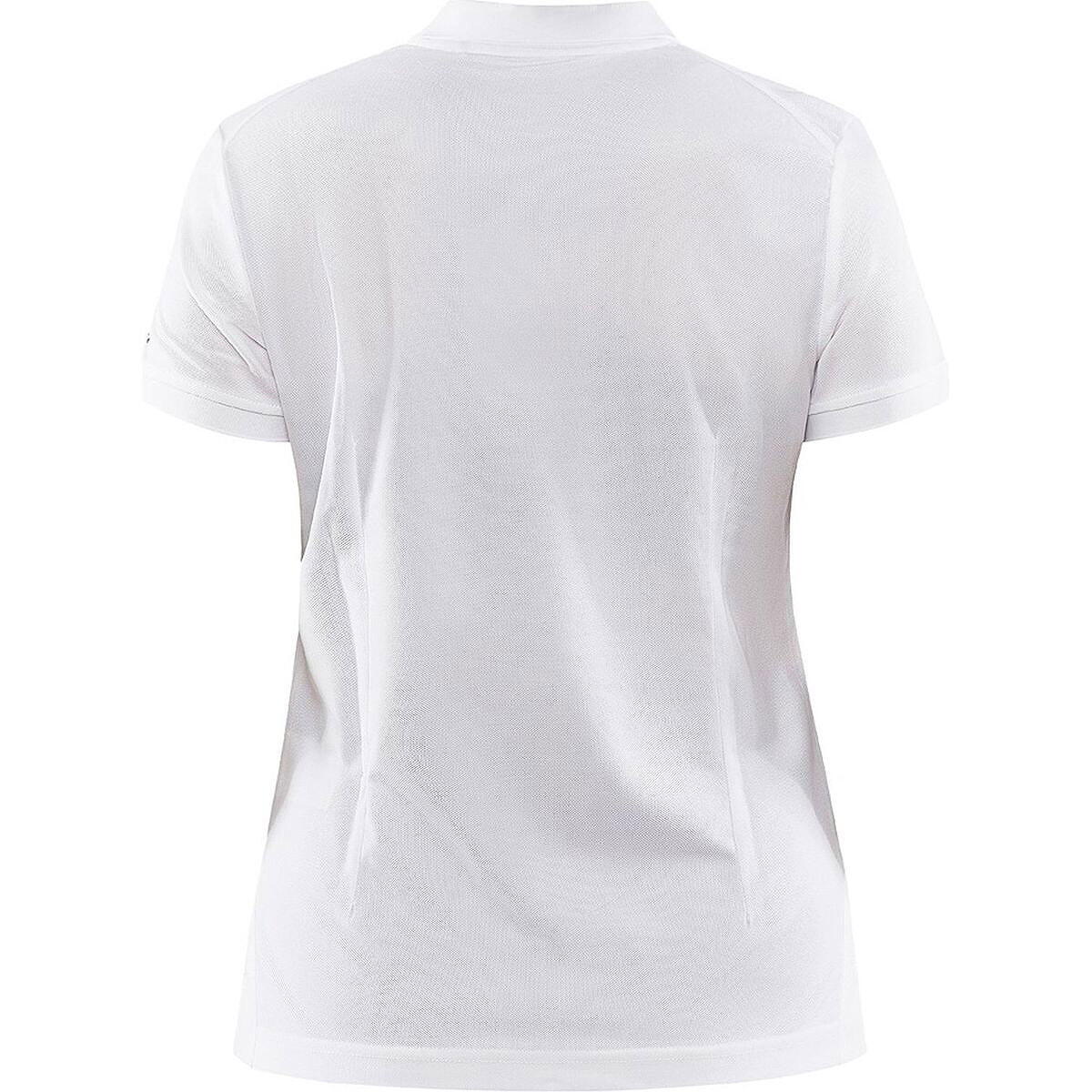 Poloshirt - Algemeen sport - Dames - Unify - Ademend, gerecycled polyester - Wit 2/3