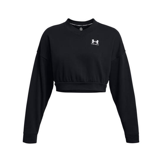 Sweatshirt col rond oversize crop femme Under Armour Rival Terry